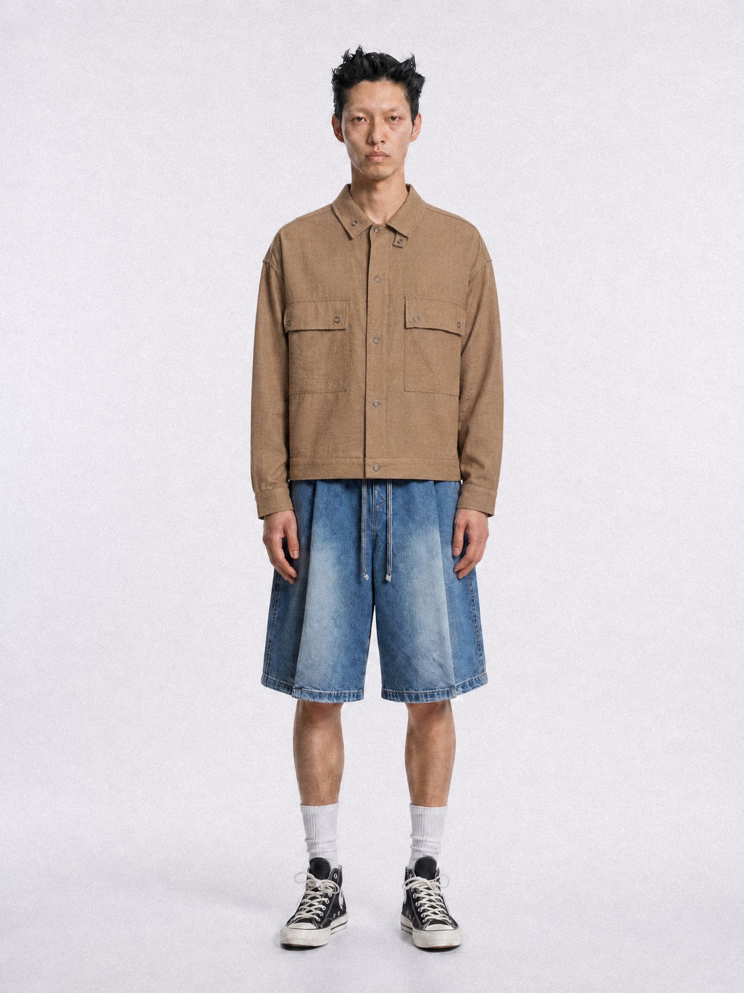 Fizzy Trucker Jacket (Camel)
