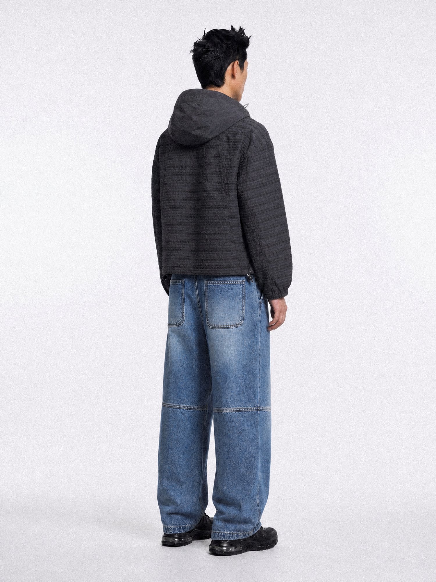 Jacquard Parka (Charcoal)