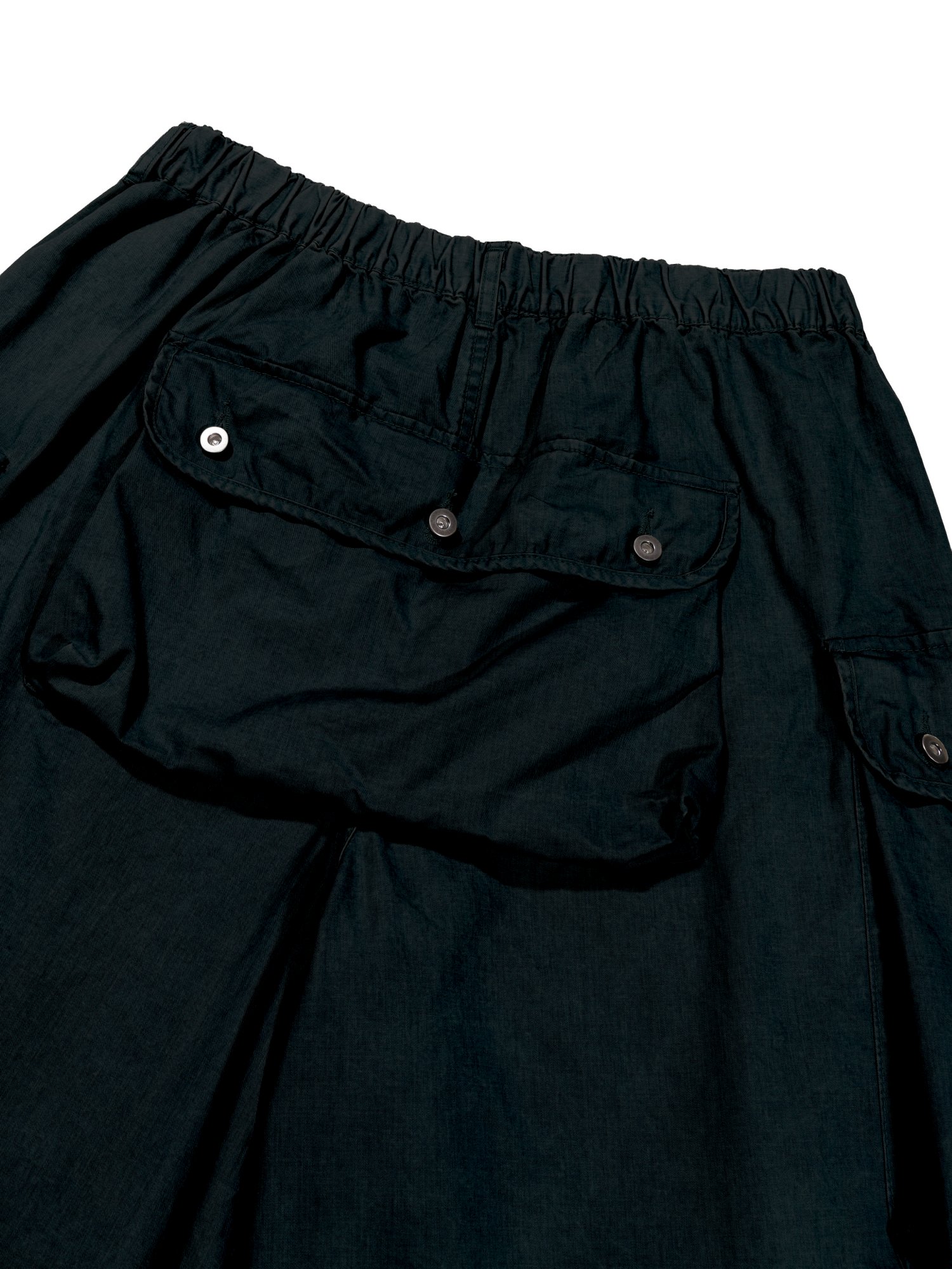 P44 Cargo Bermuda Pants (Black)