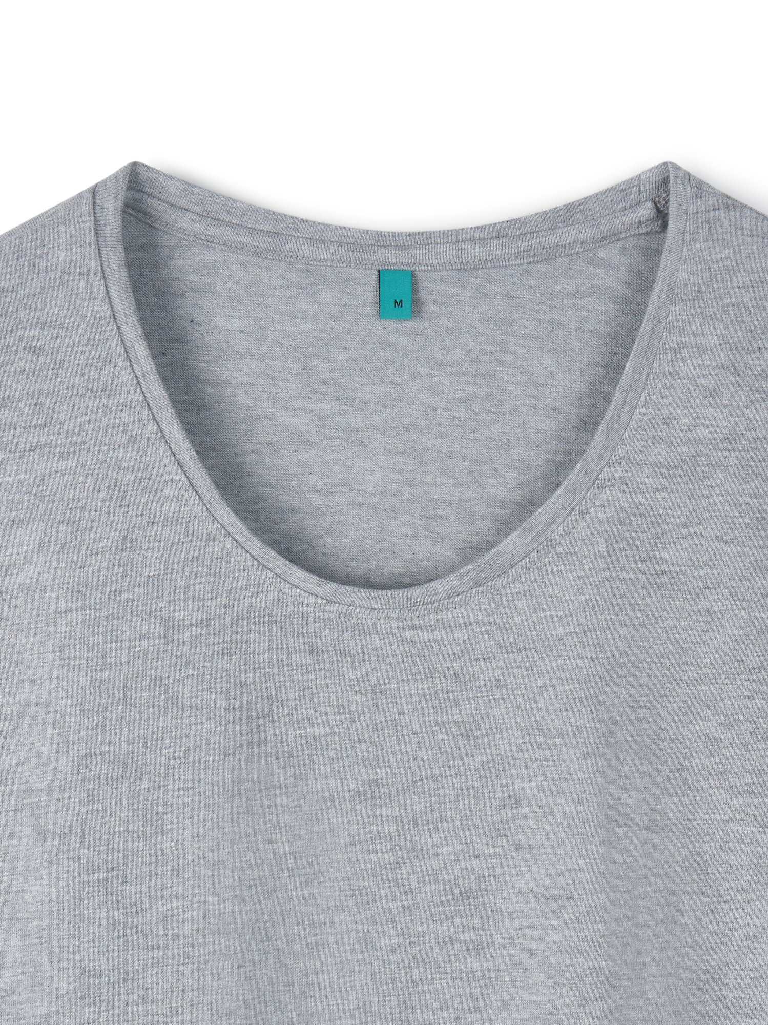 U-neck Half Sleeve (Melange)