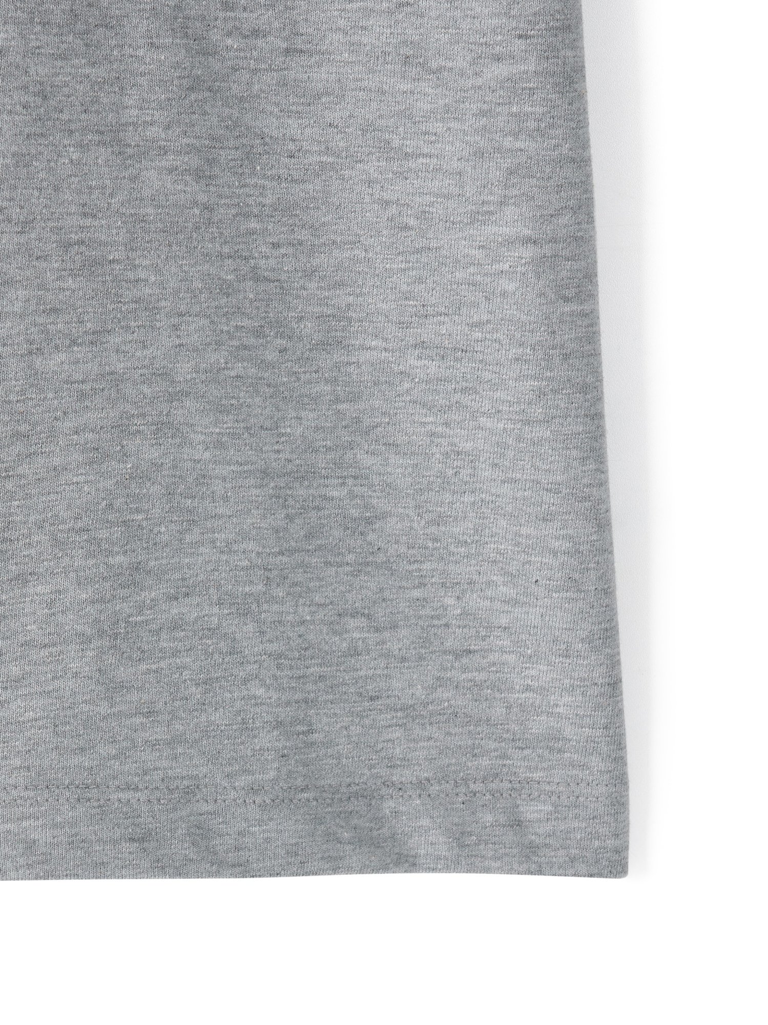 U-neck Half Sleeve (Melange)