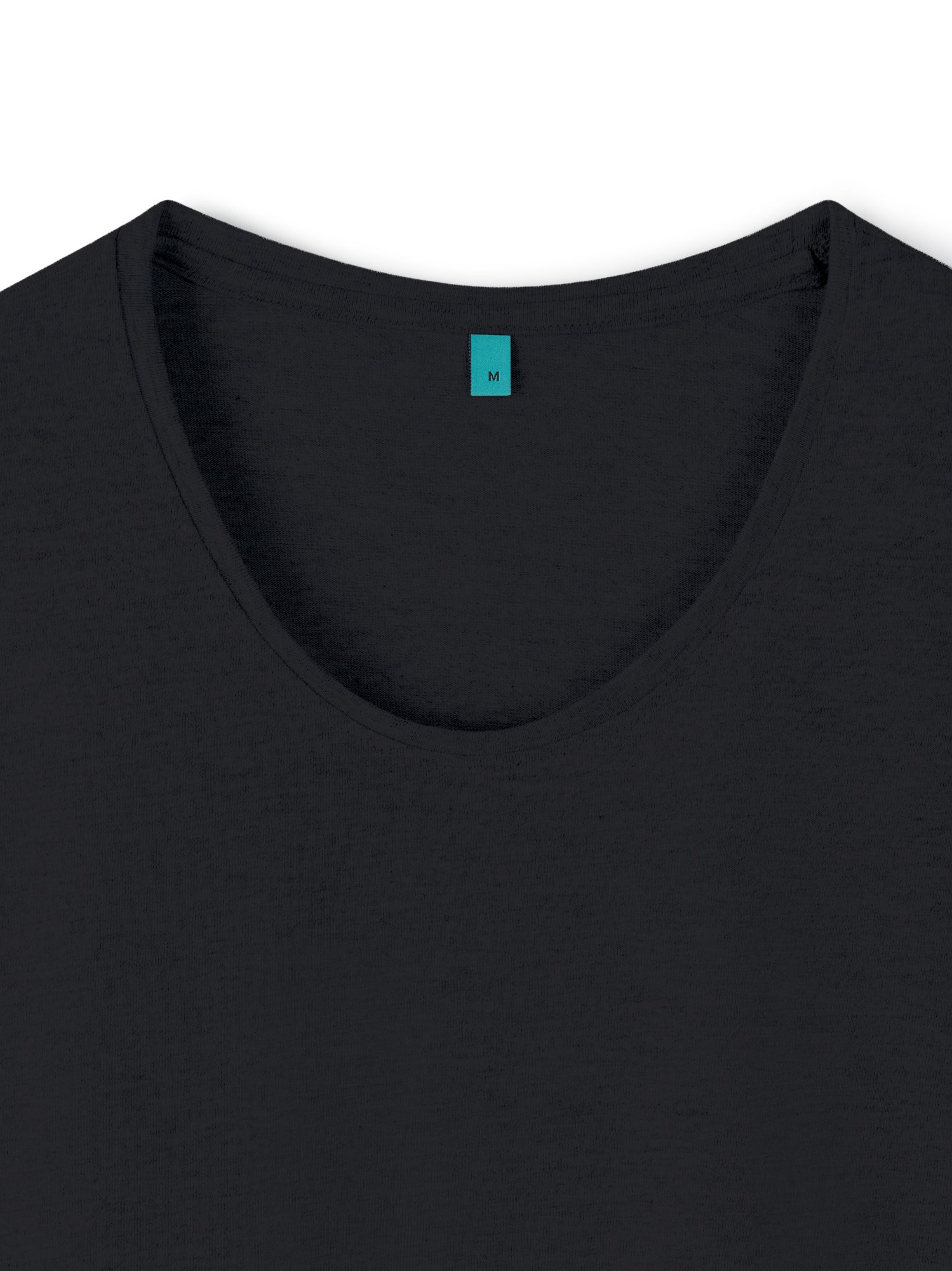 U-neck Half Sleeve (Black)