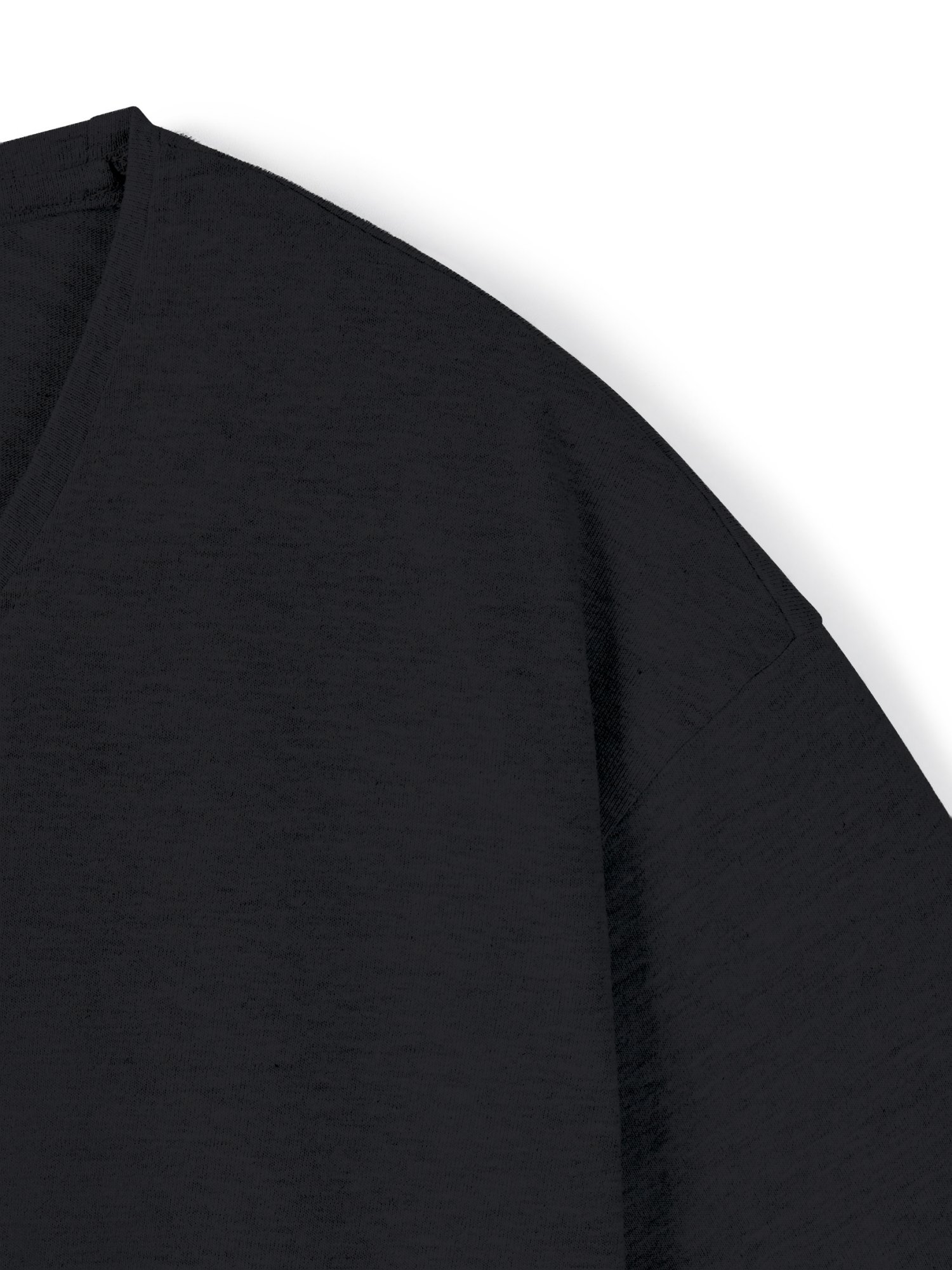 U-neck Half Sleeve (Black)