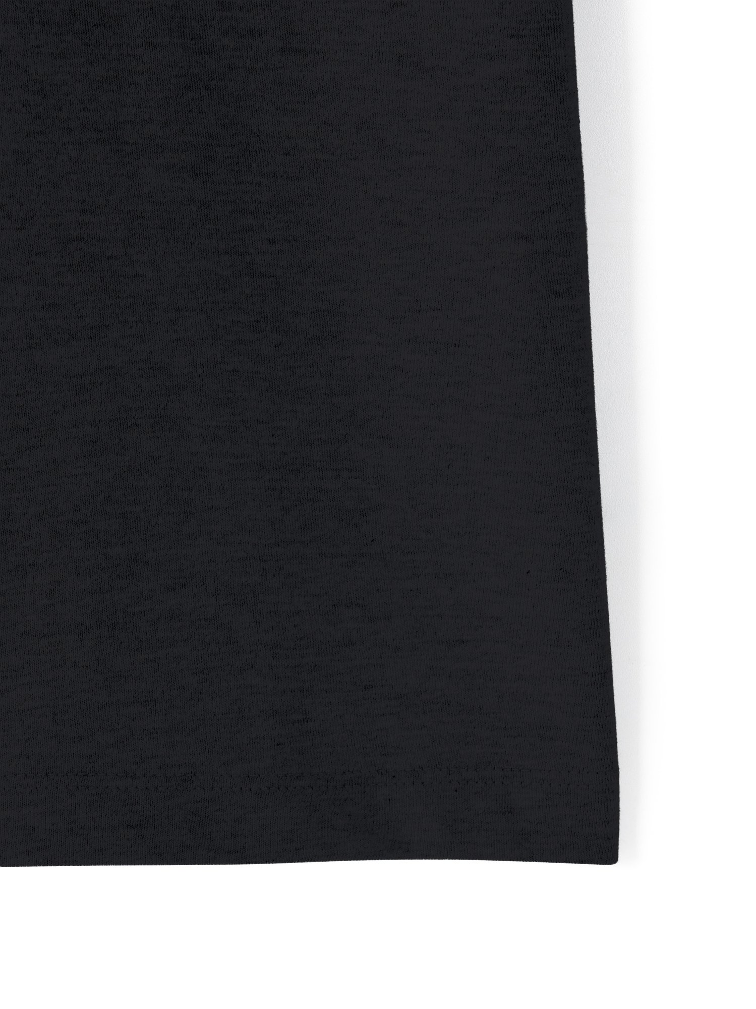 U-neck Half Sleeve (Black)