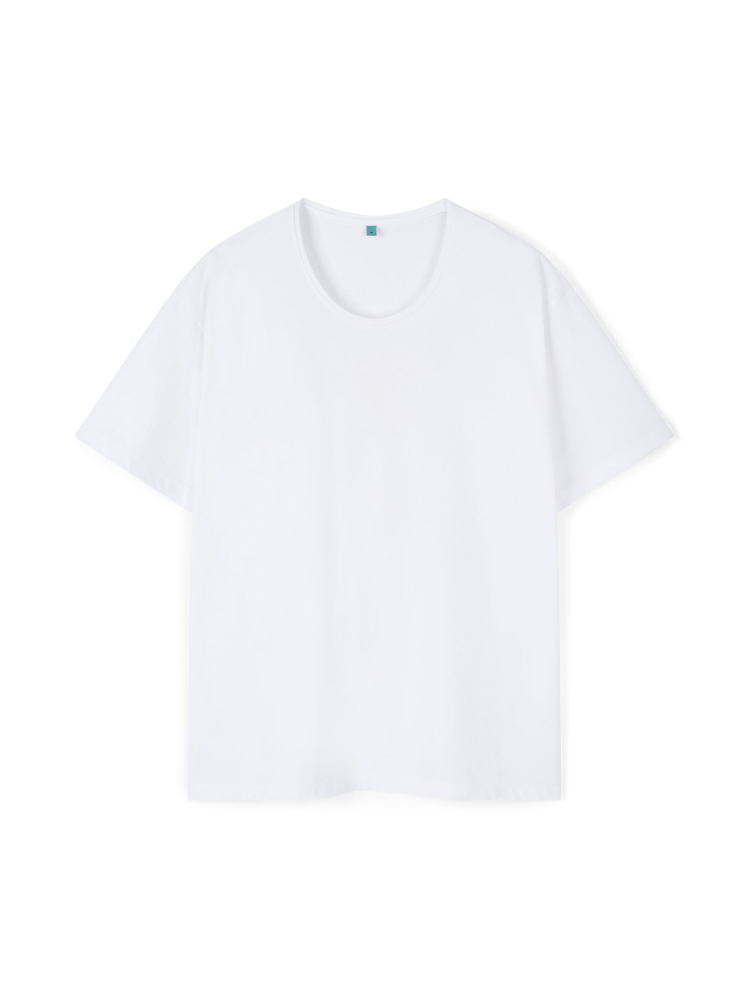 U-neck Half Sleeve (White)