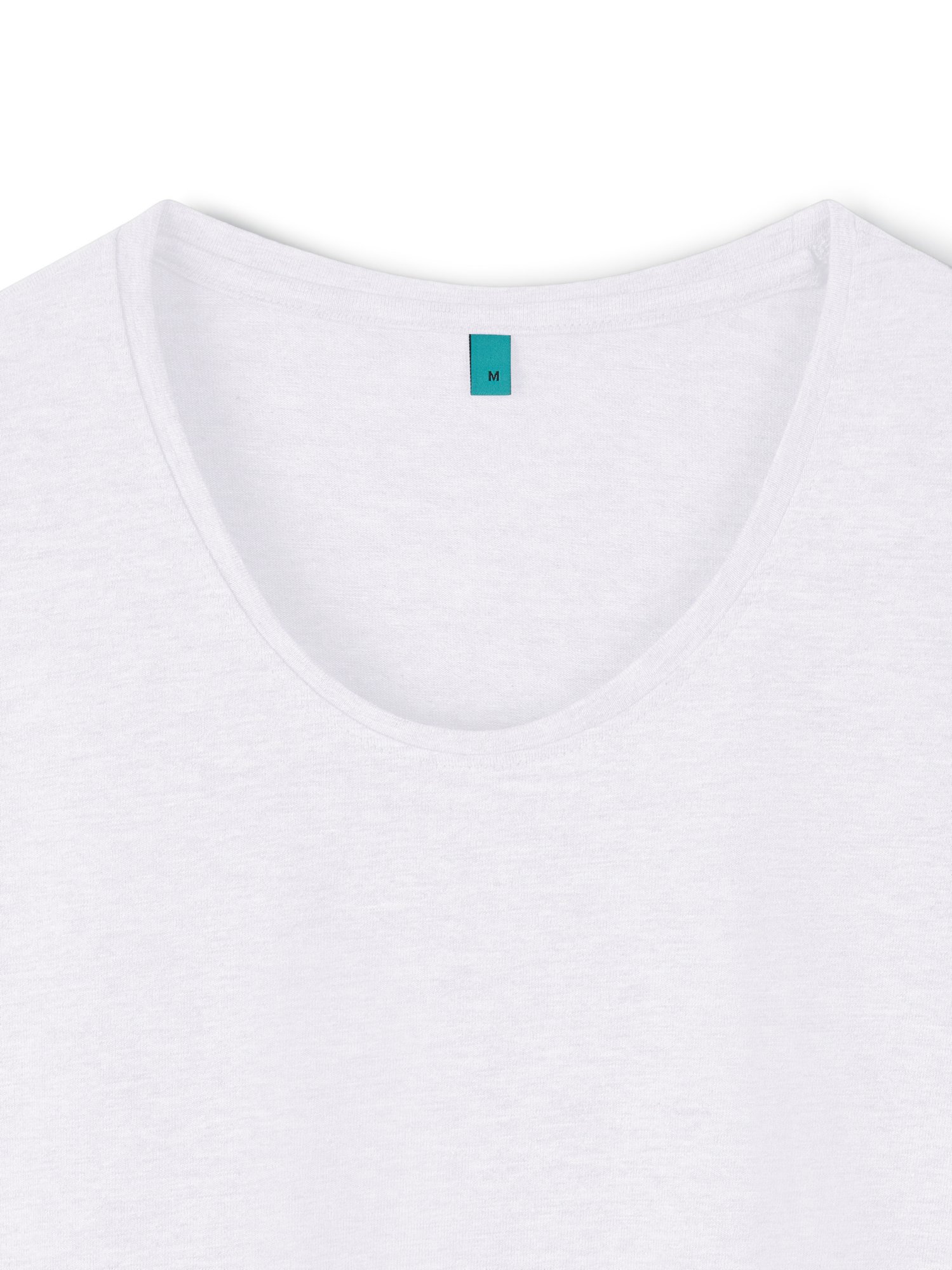 U-neck Half Sleeve (White)