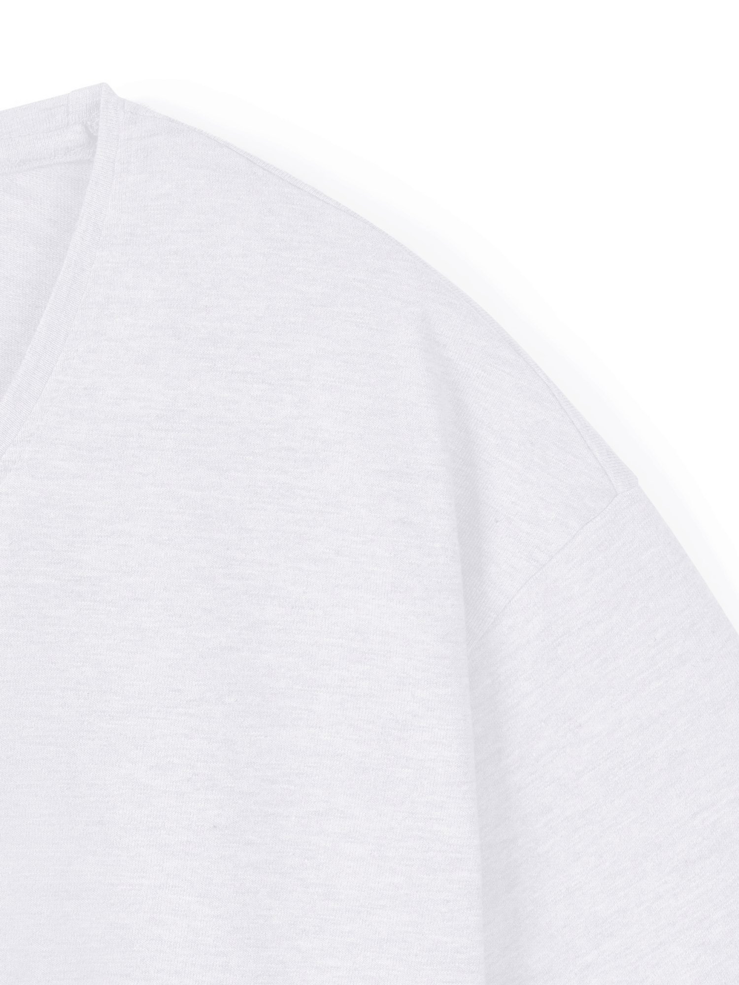 U-neck Half Sleeve (White)