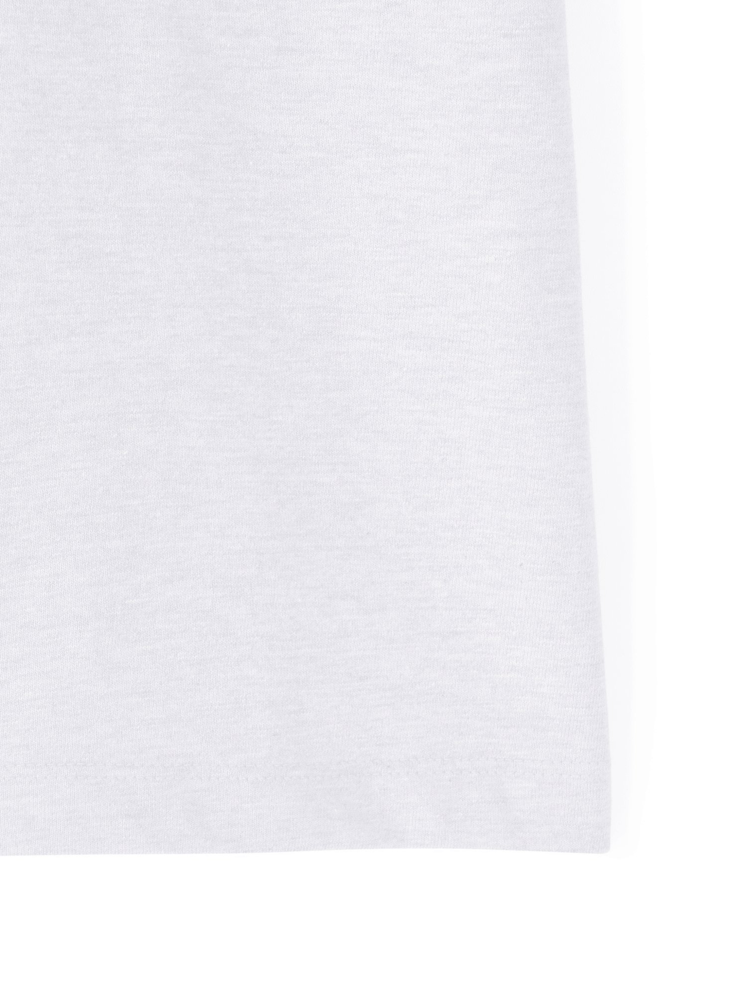 U-neck Half Sleeve (White)