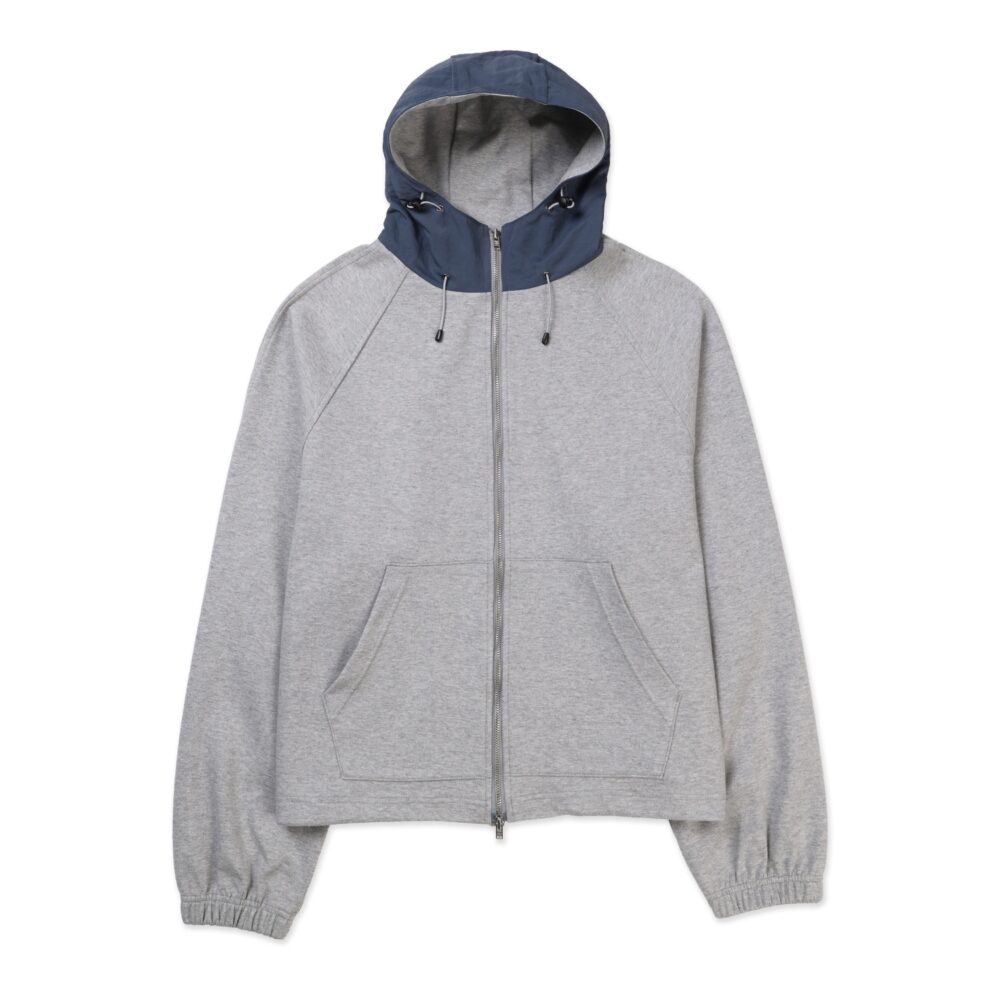 Jersey Set Layerd Parka (Grey)