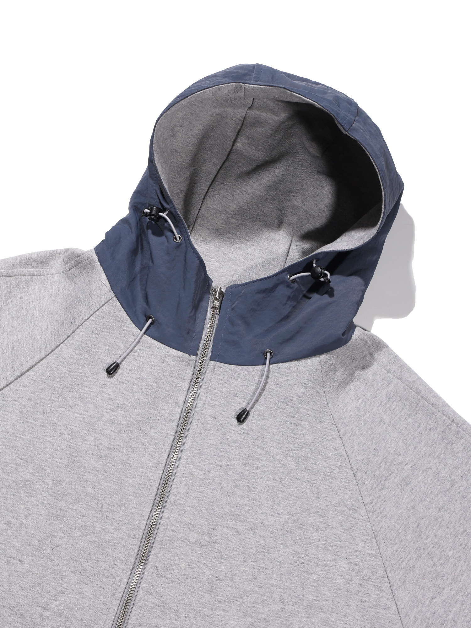 Jersey Set Layerd Parka (Grey)