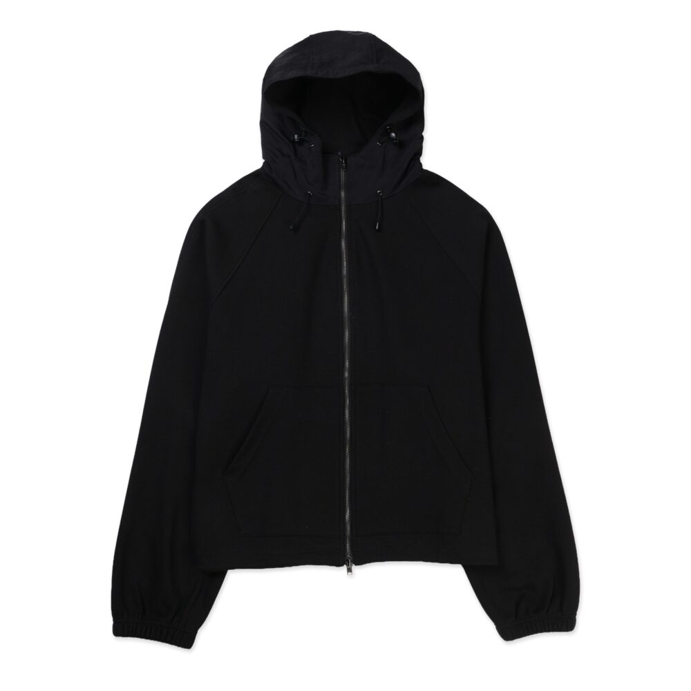 Jersey Set Layerd Parka (Black)