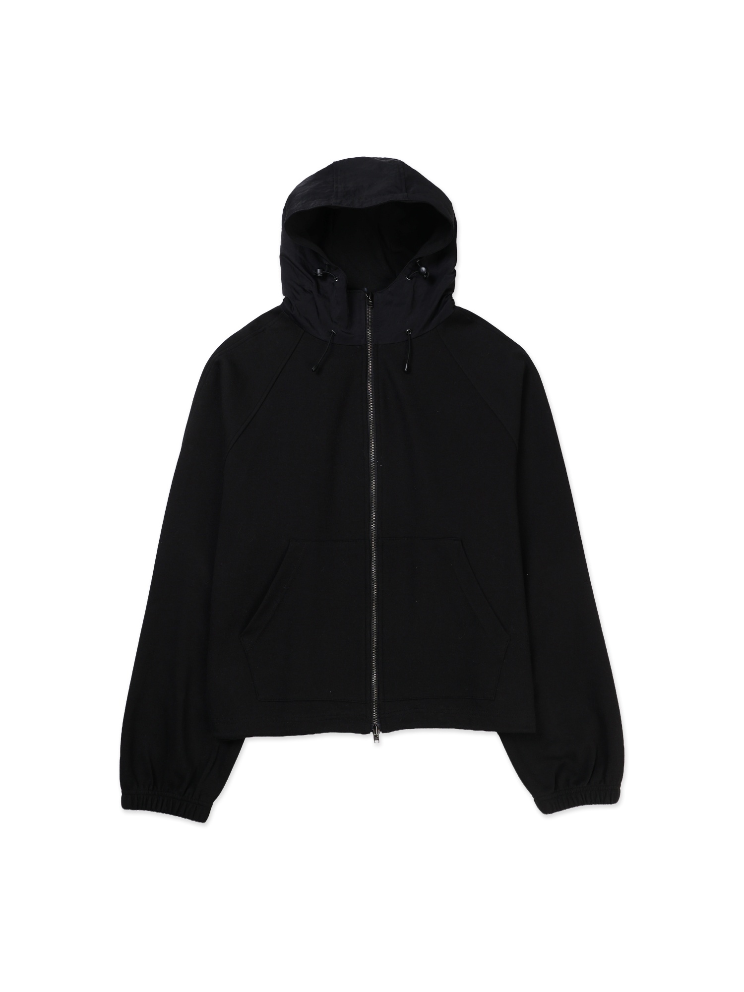 Jersey Set Layerd Parka (Black)