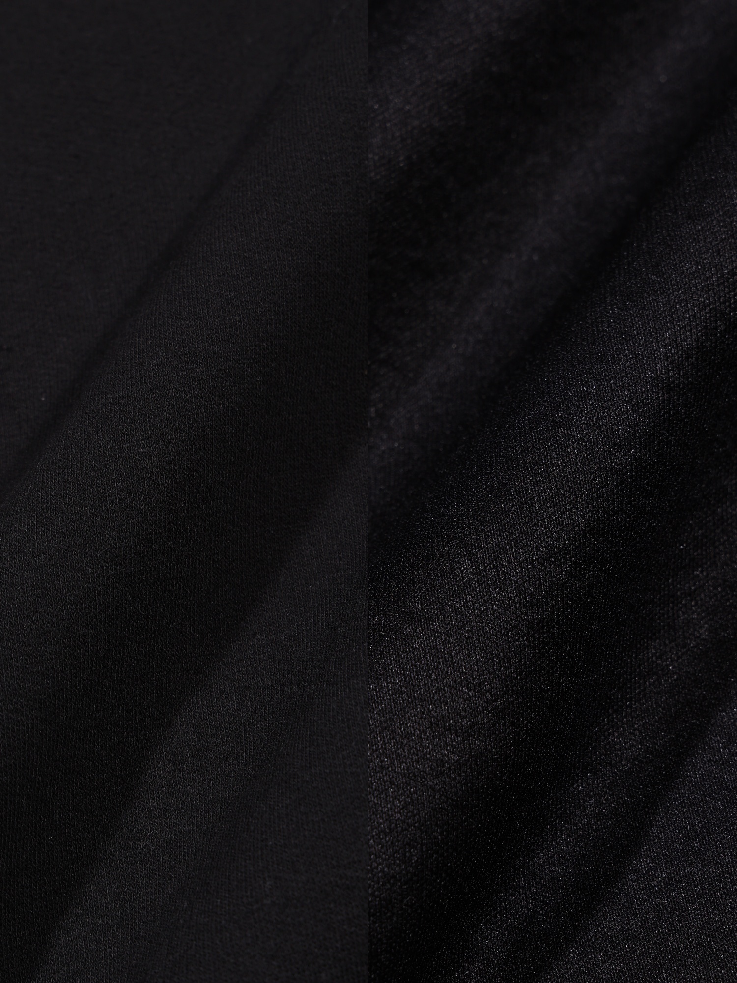 Jersey Set Layerd Parka (Black)