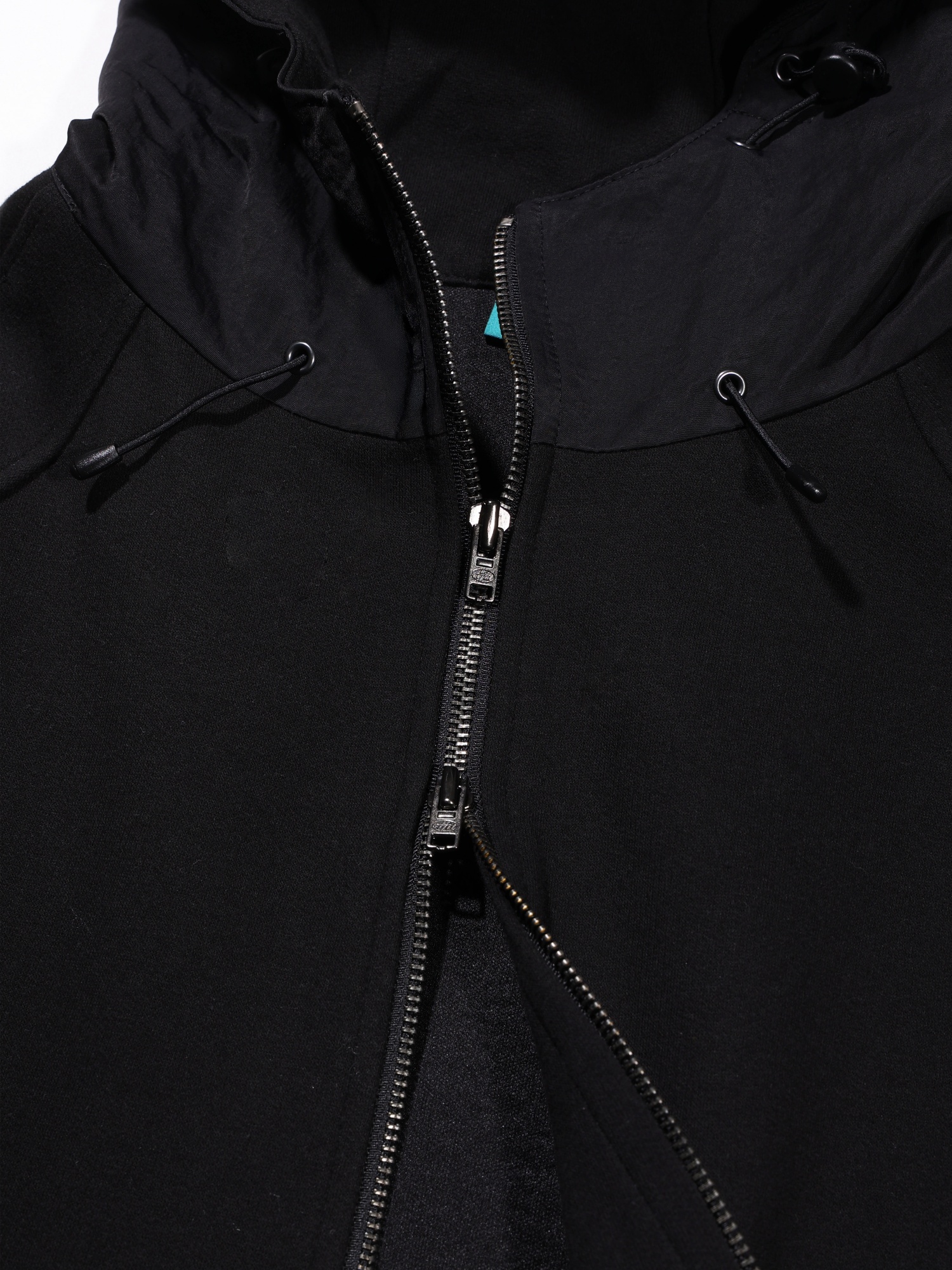 Jersey Set Layerd Parka (Black)