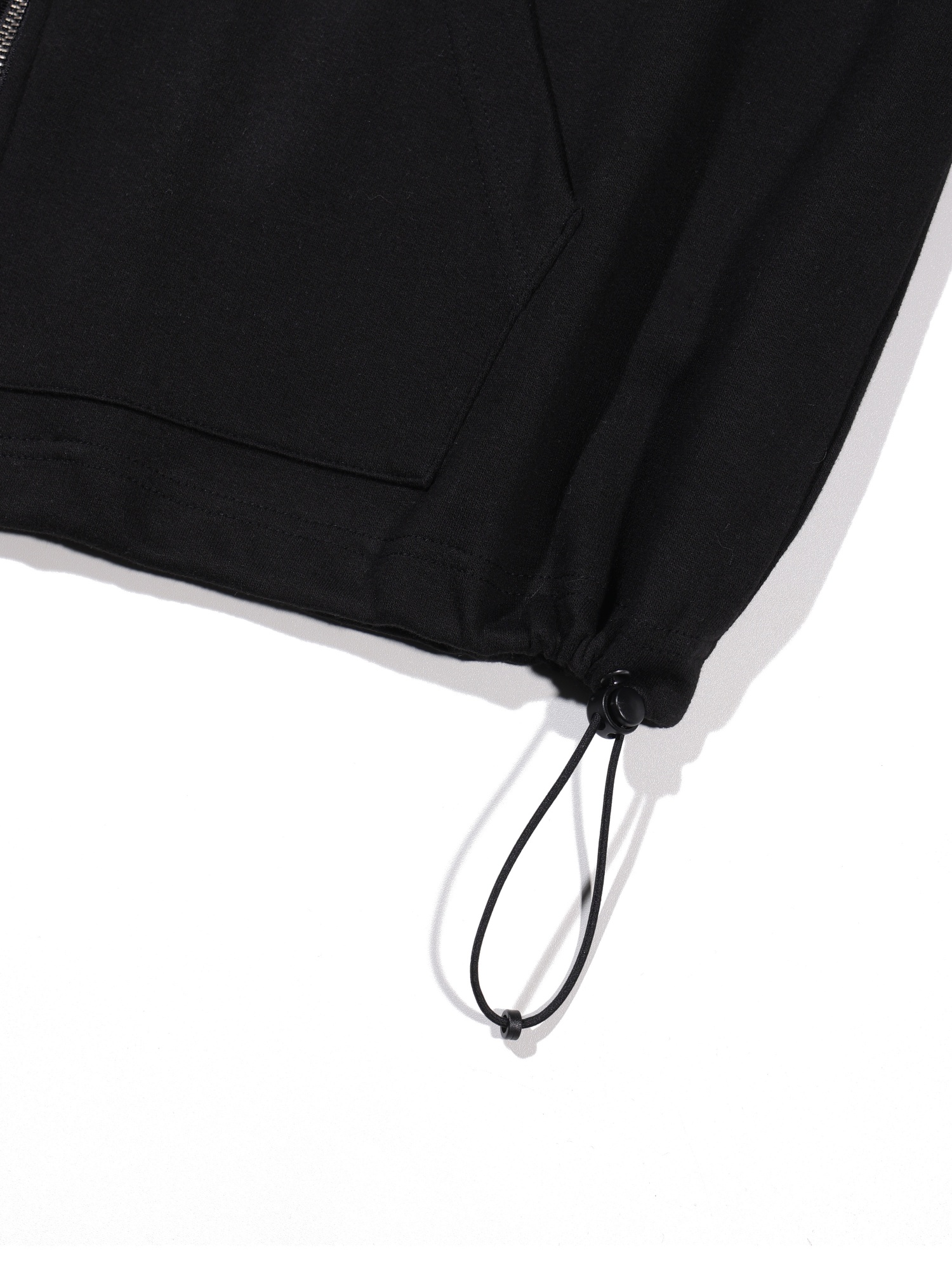 Jersey Set Layerd Parka (Black)