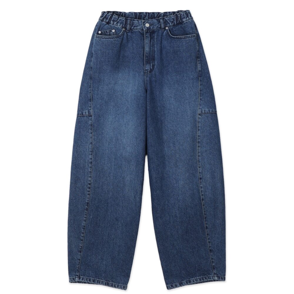 Twist Denim Pants (Blue)