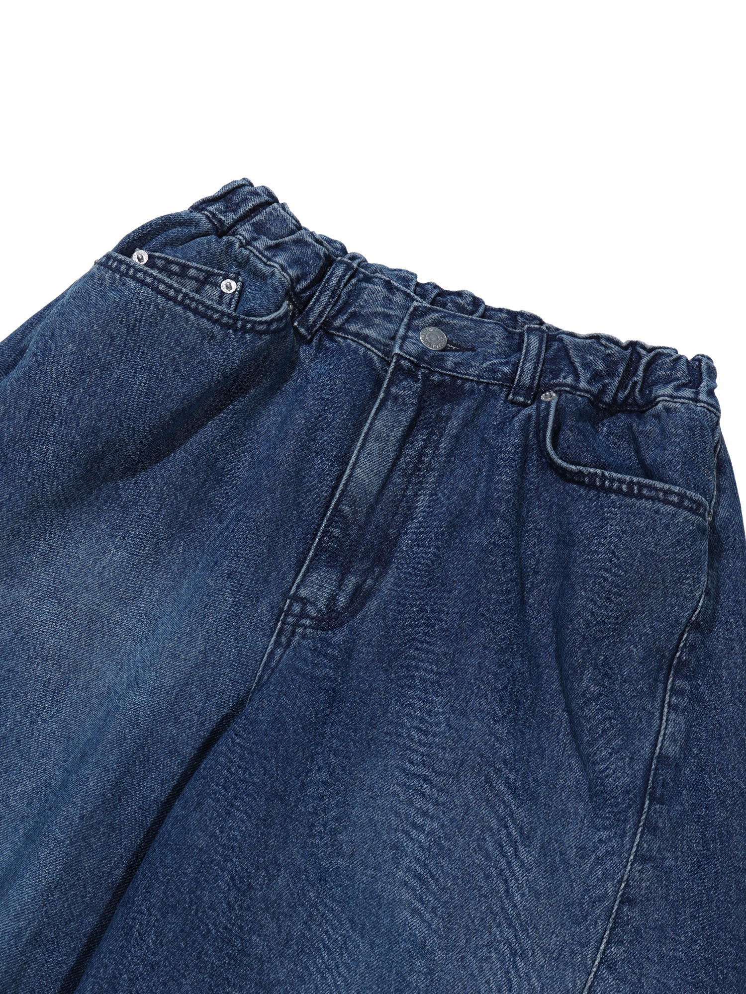 Twist Denim Pants (Blue)