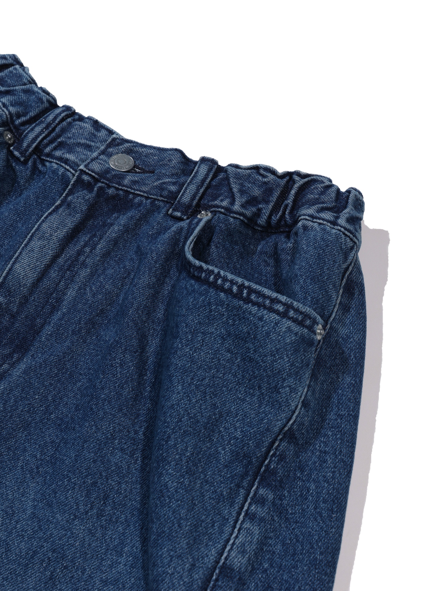 Twist Denim Pants (Blue)