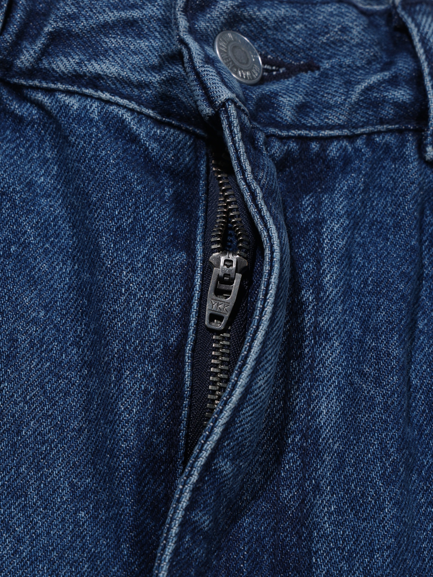 Twist Denim Pants (Blue)