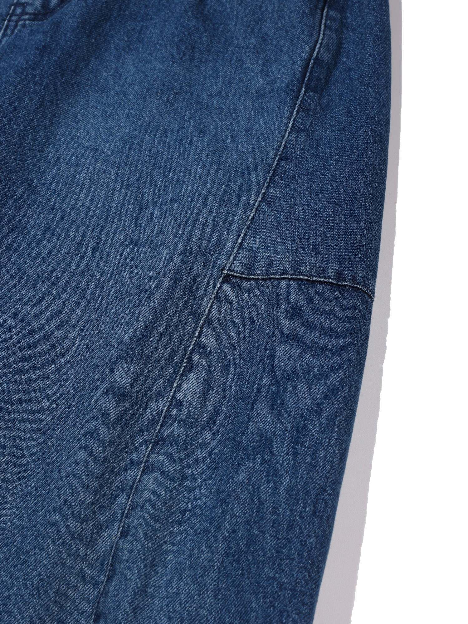 Twist Denim Pants (Blue)