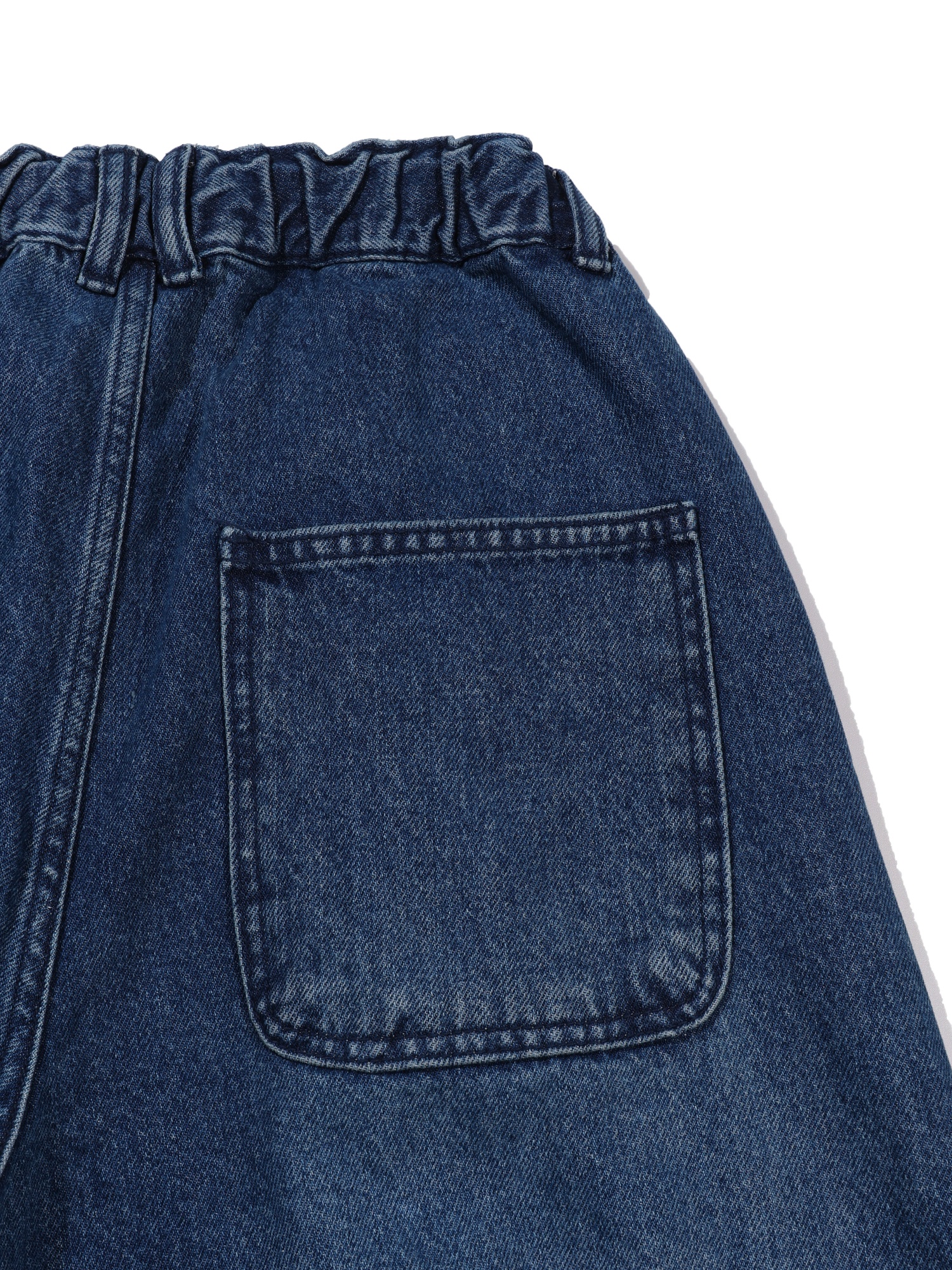Twist Denim Pants (Blue)