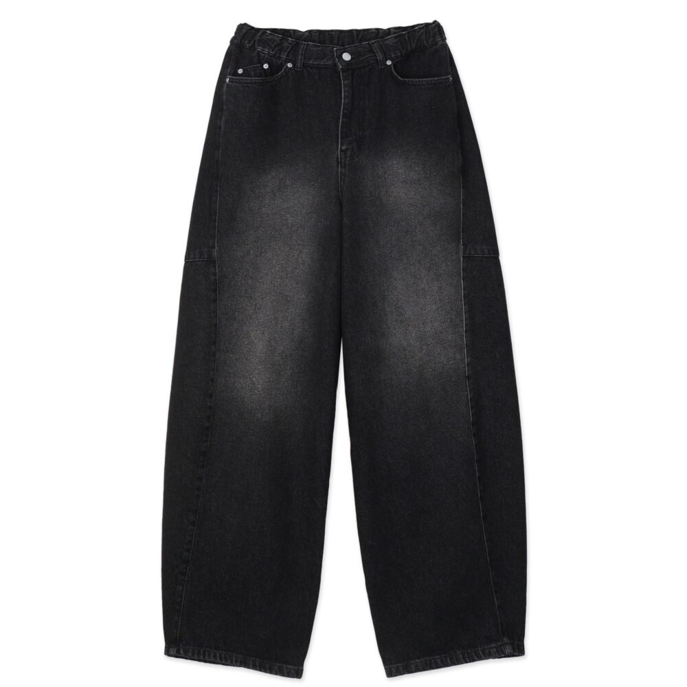 Twist Denim Pants (Black)