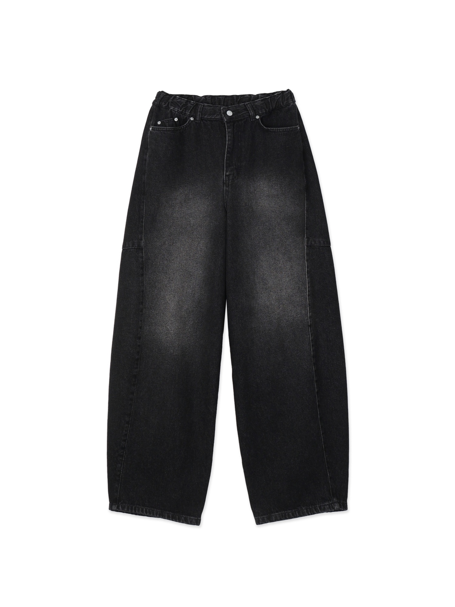 Twist Denim Pants (Black)