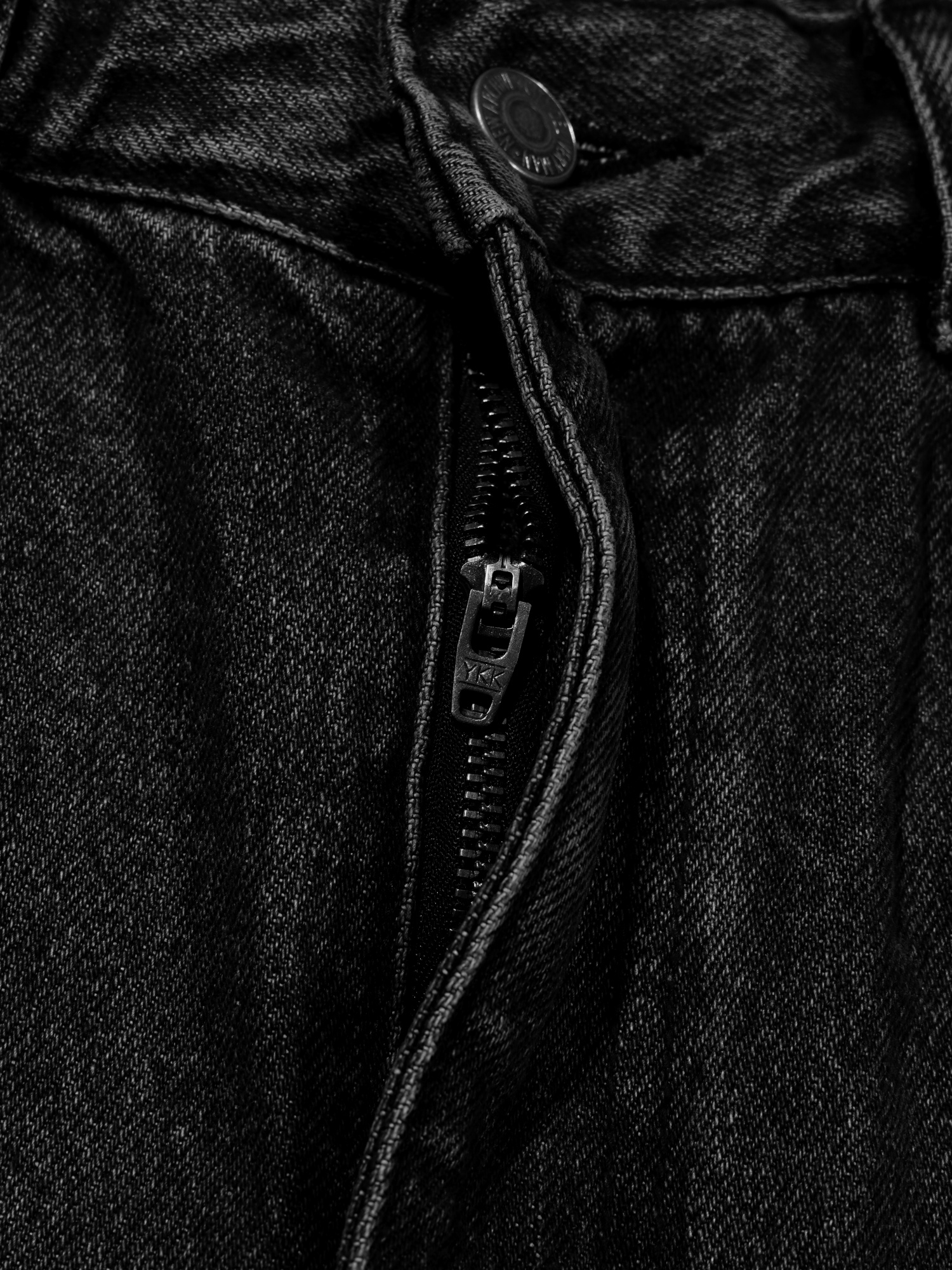 Twist Denim Pants (Black)