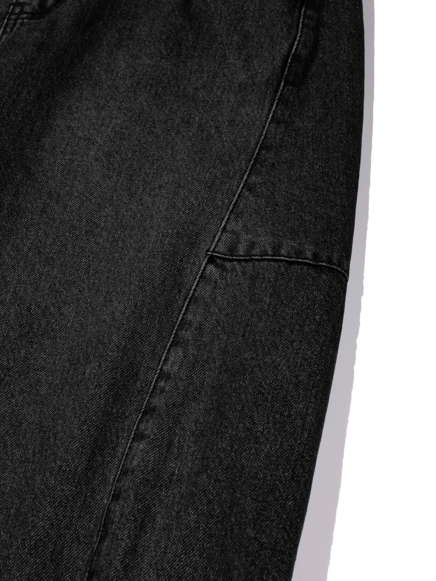 Twist Denim Pants (Black)