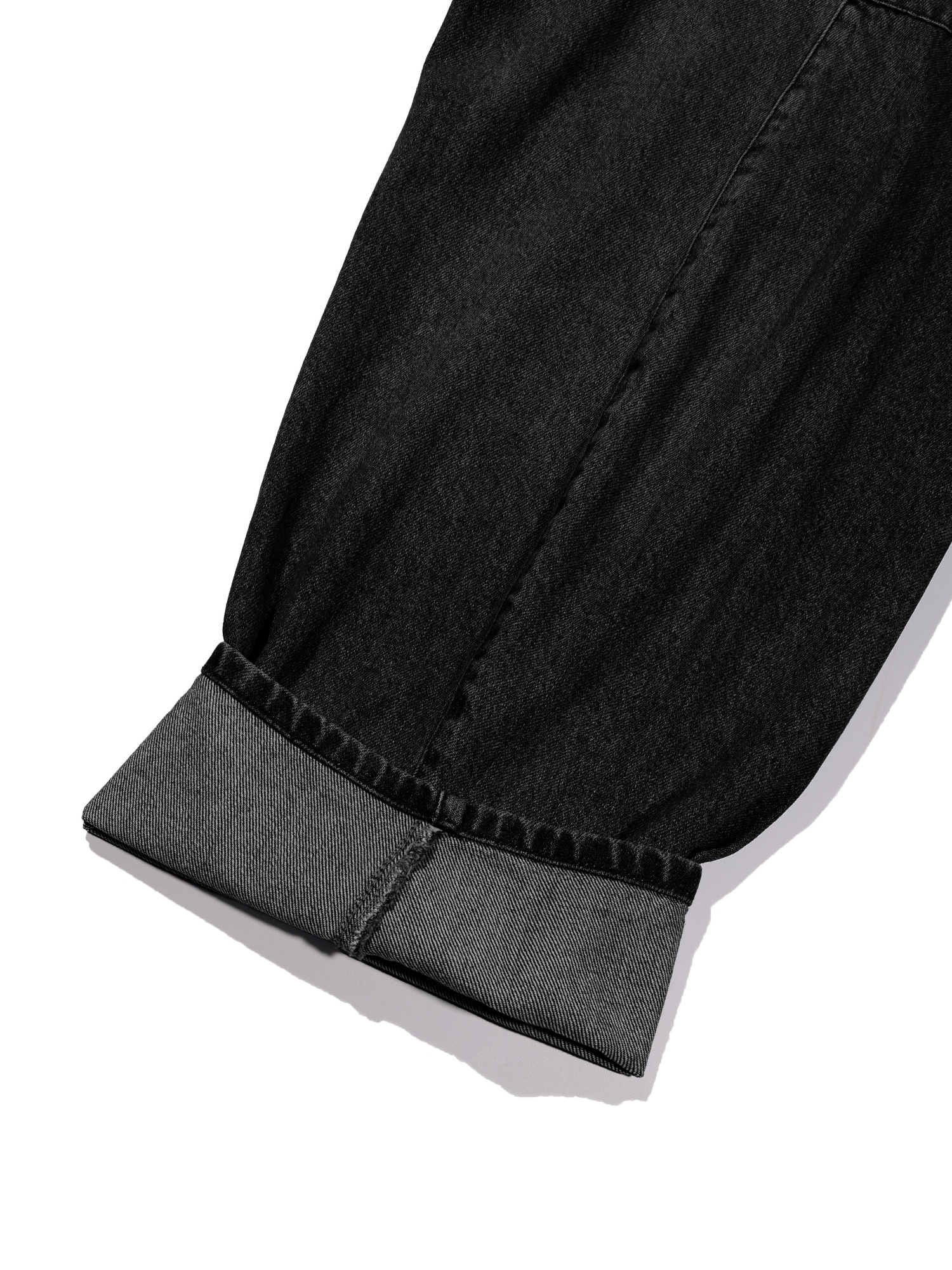 Twist Denim Pants (Black)