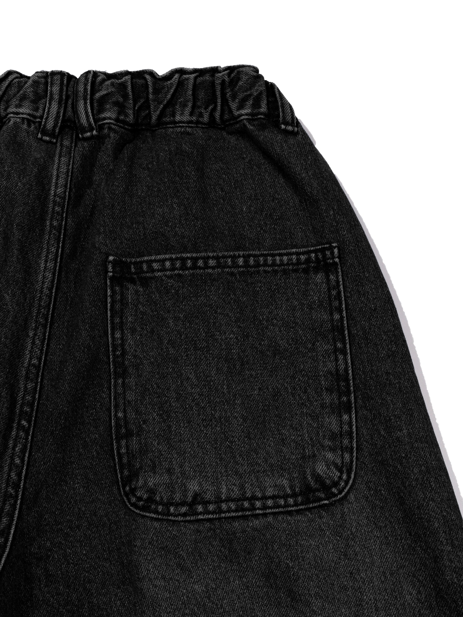 Twist Denim Pants (Black)