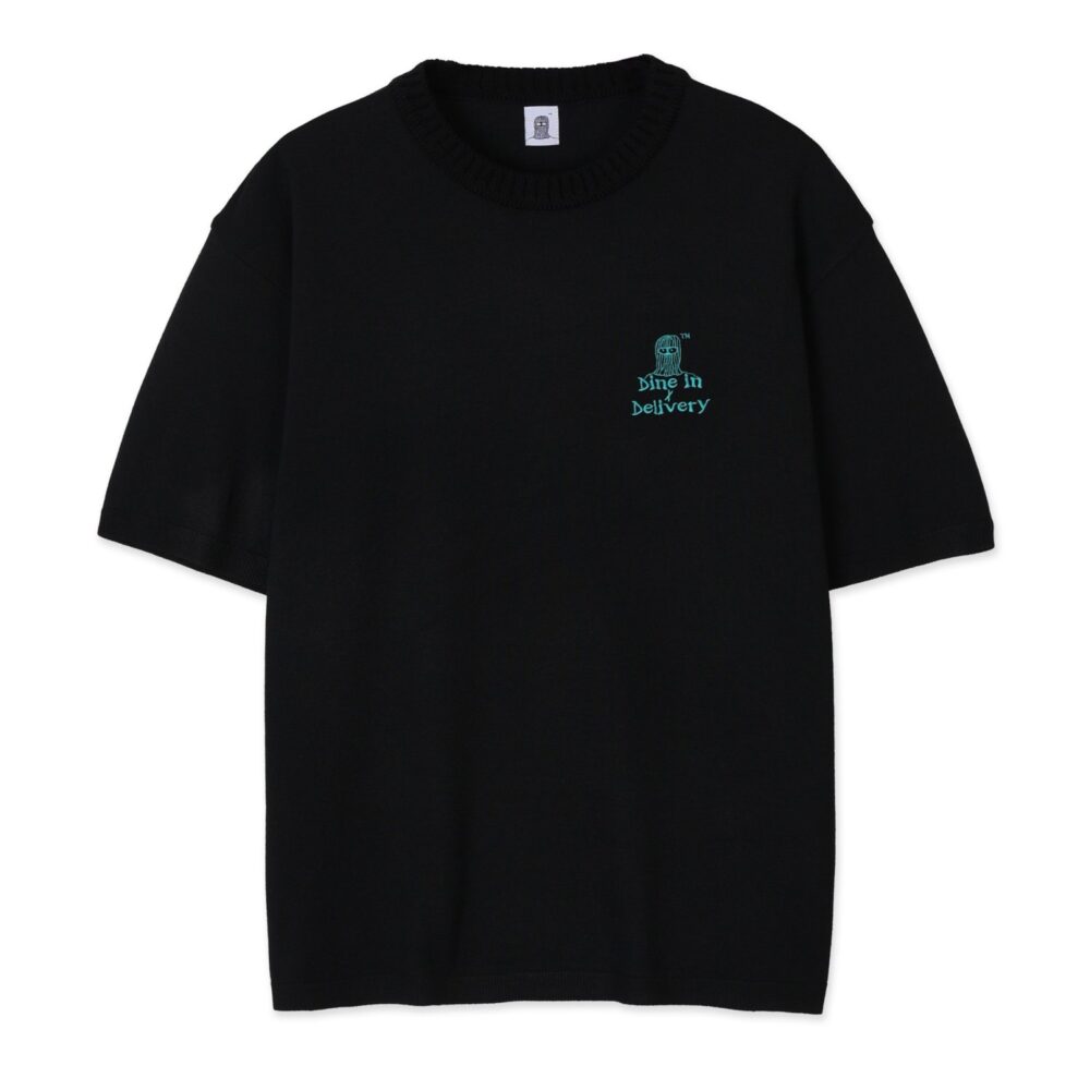Dine-in Delivery Half Knit (Black)