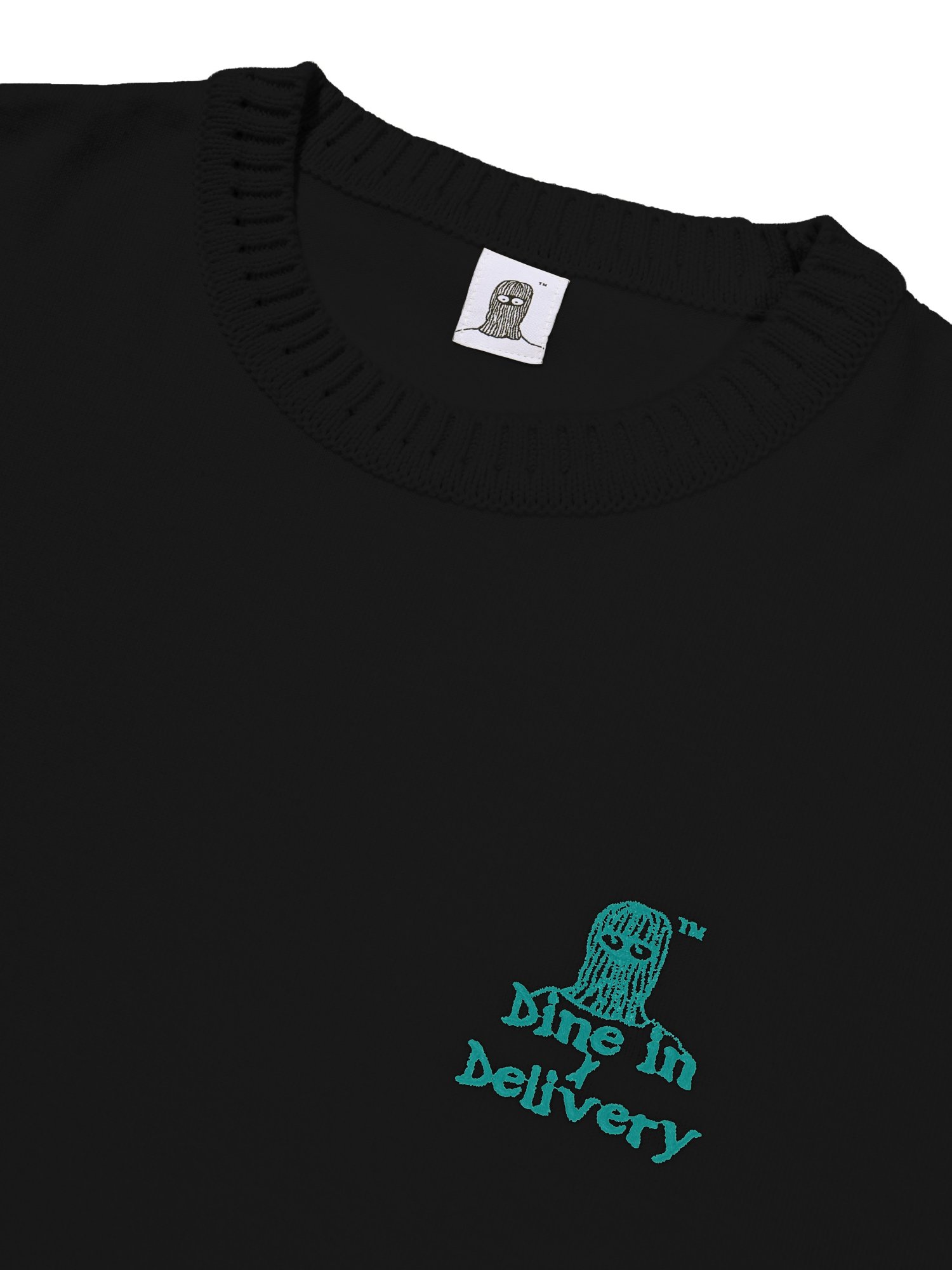 Dine-in Delivery Half Knit (Black)