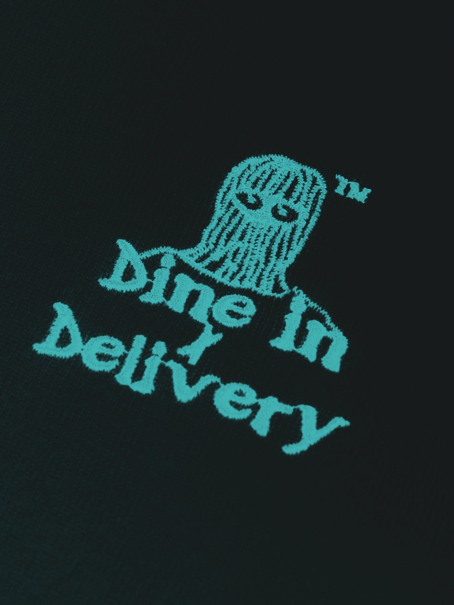 Dine-in Delivery Half Knit (Black)