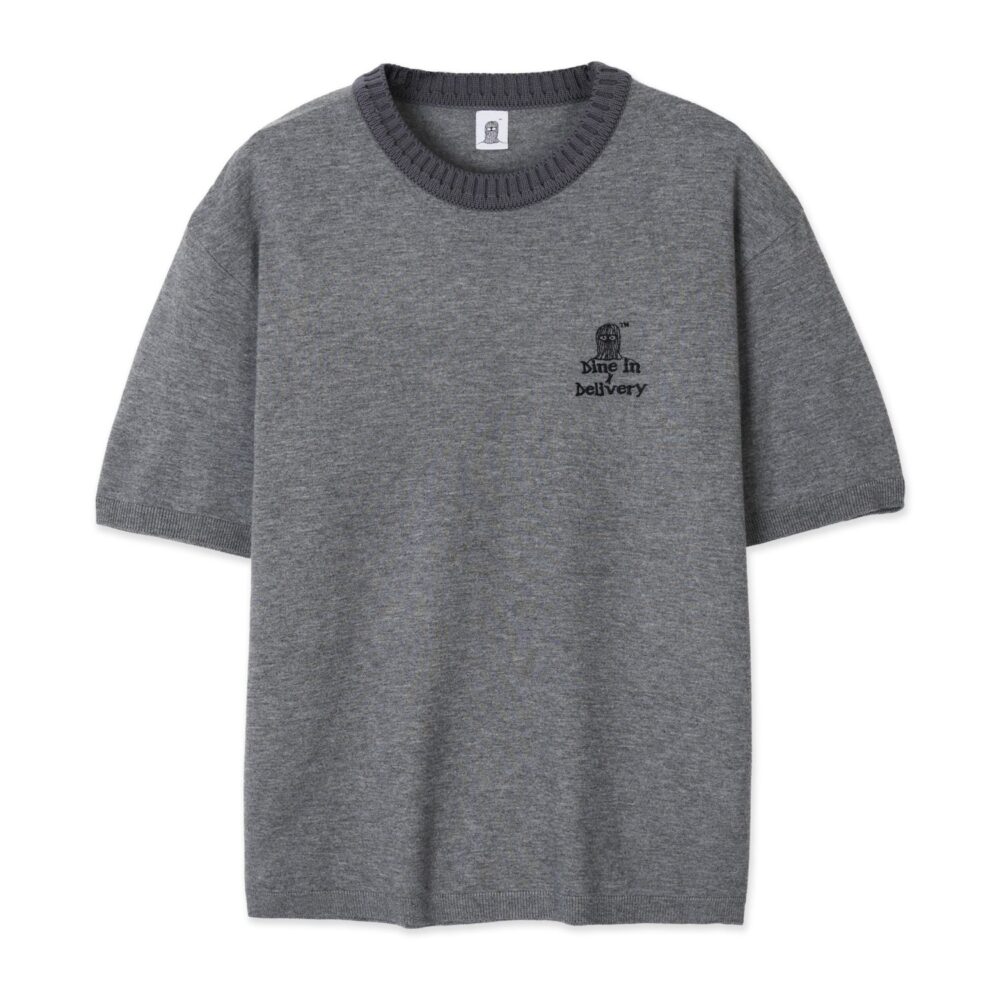 Dine-in Delivery Half Knit (Charcoal)