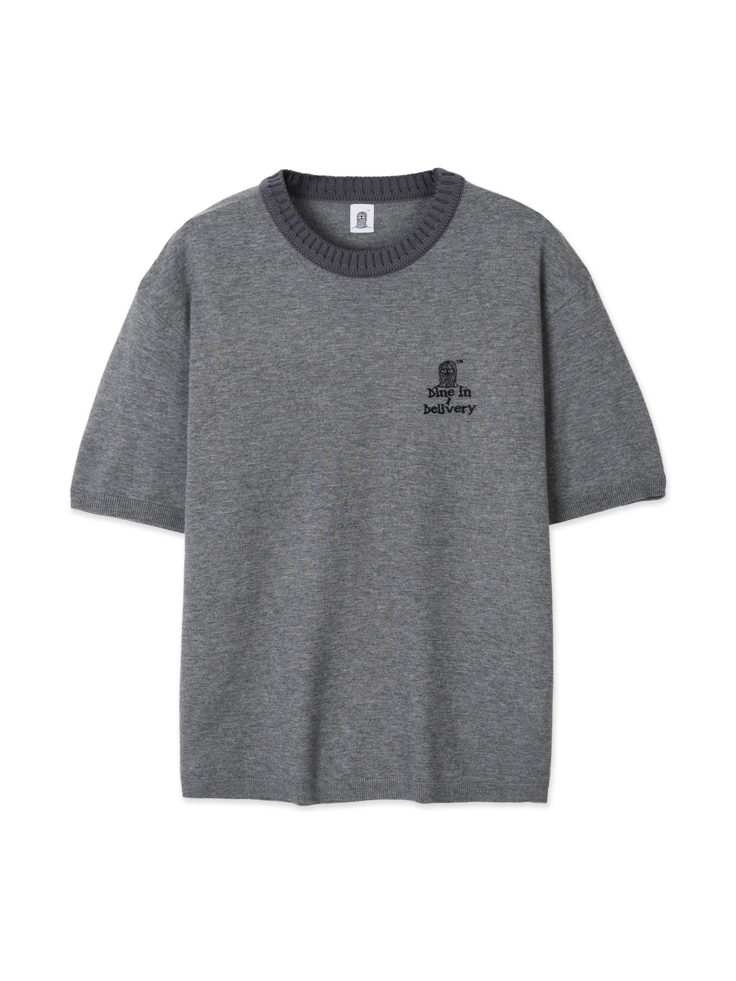 Dine-in Delivery Half Knit (Charcoal)