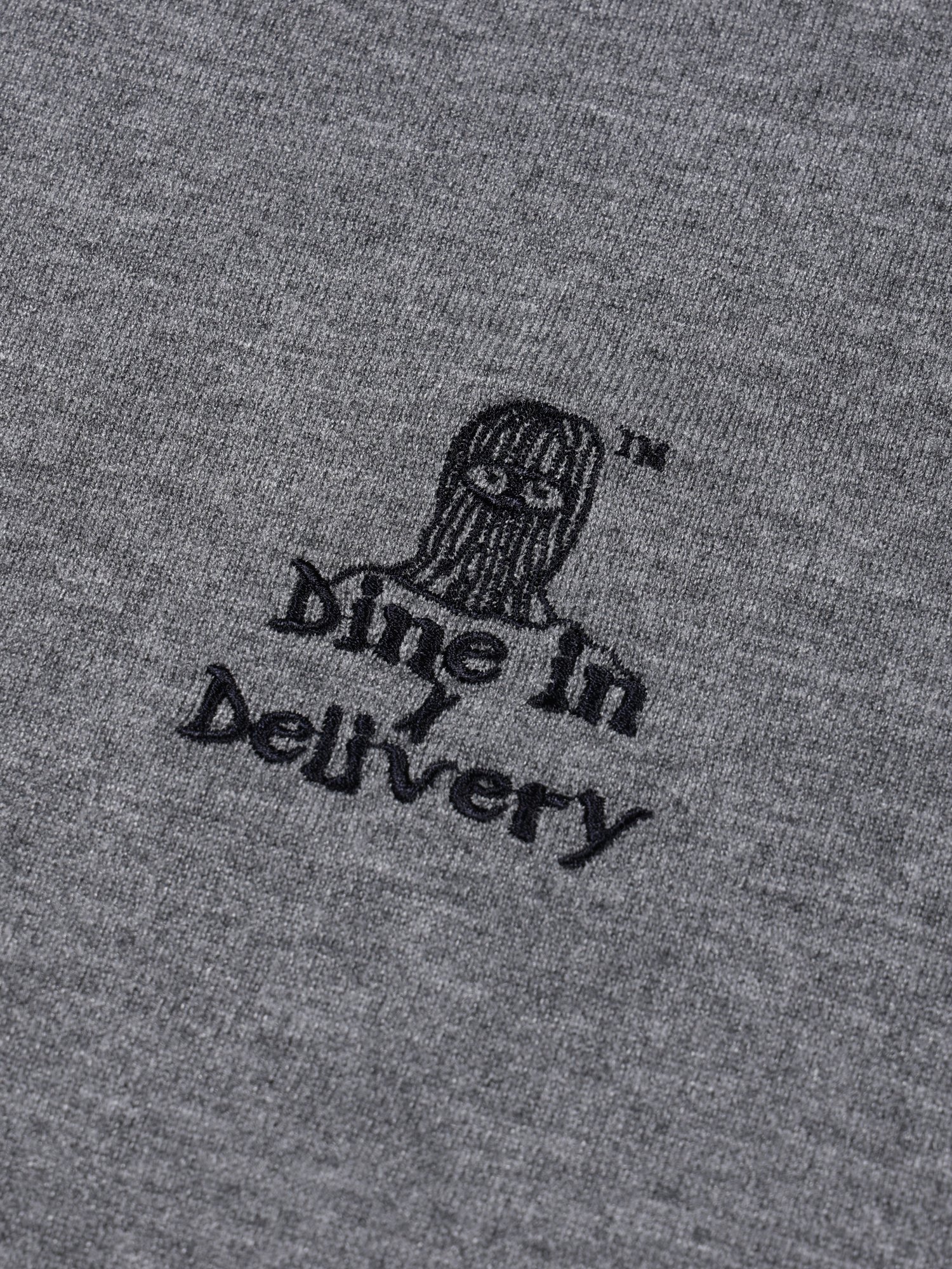 Dine-in Delivery Half Knit (Charcoal)