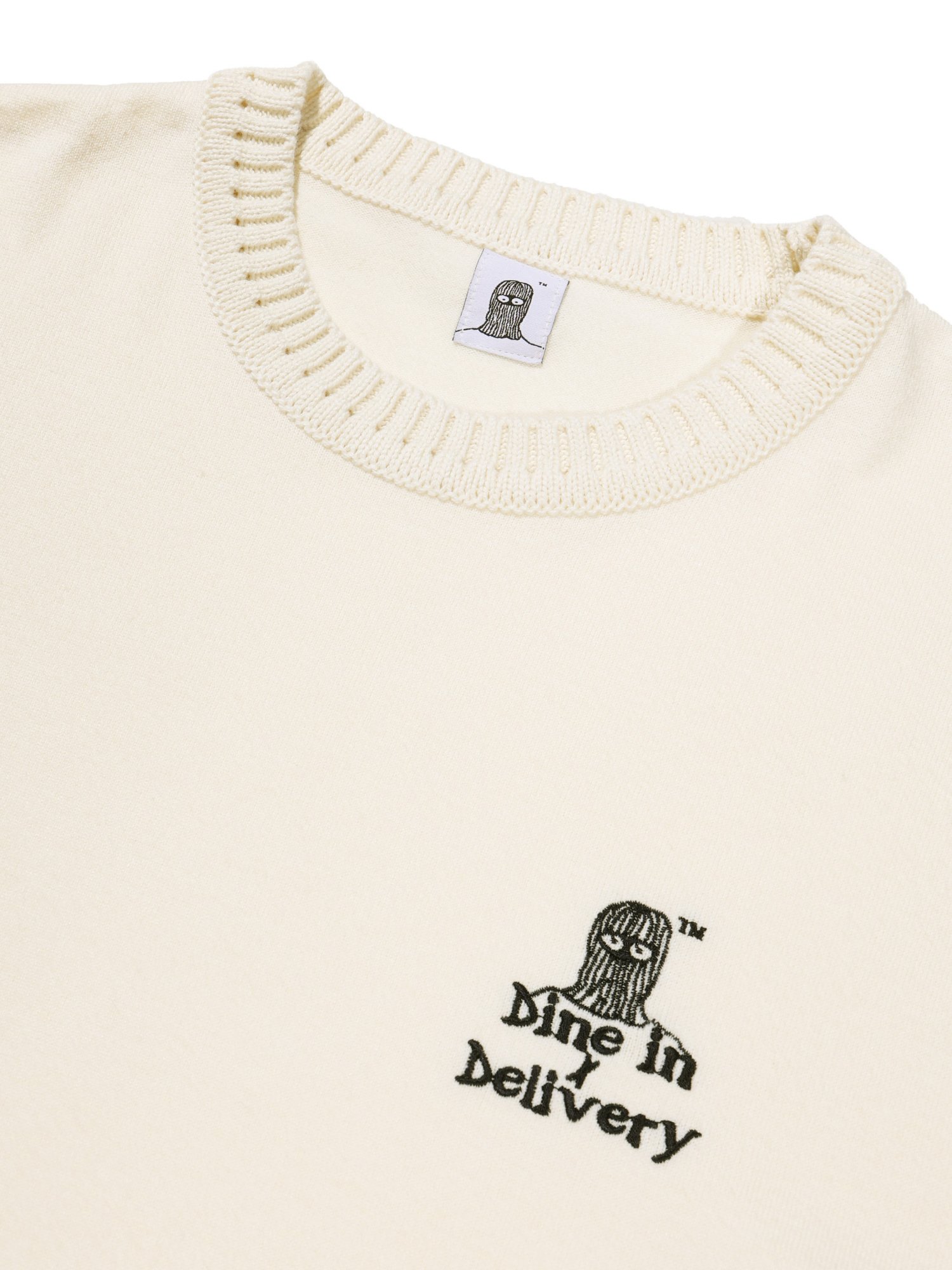 Dine-in Delivery Half Knit (Cream)