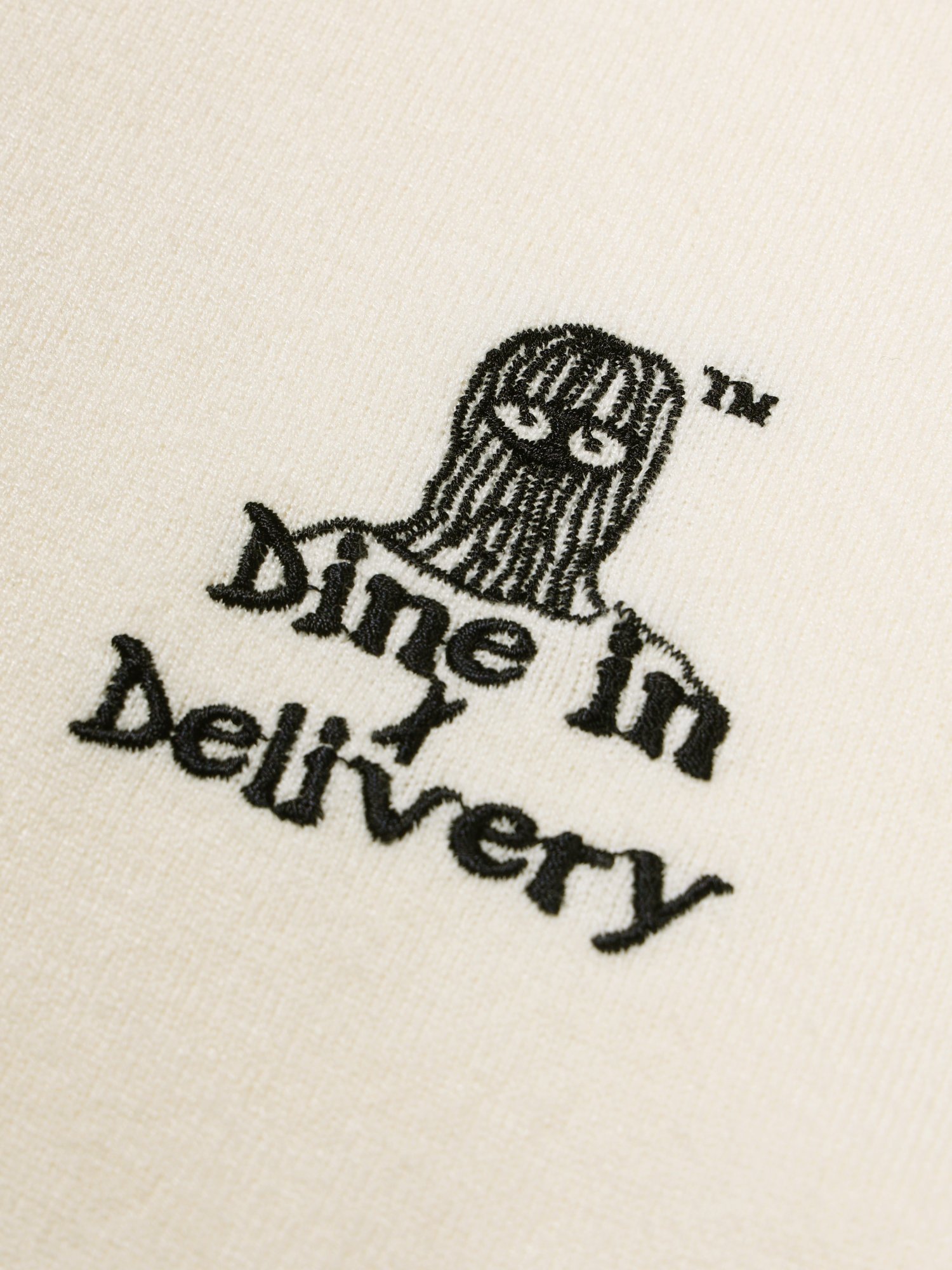 Dine-in Delivery Half Knit (Cream)