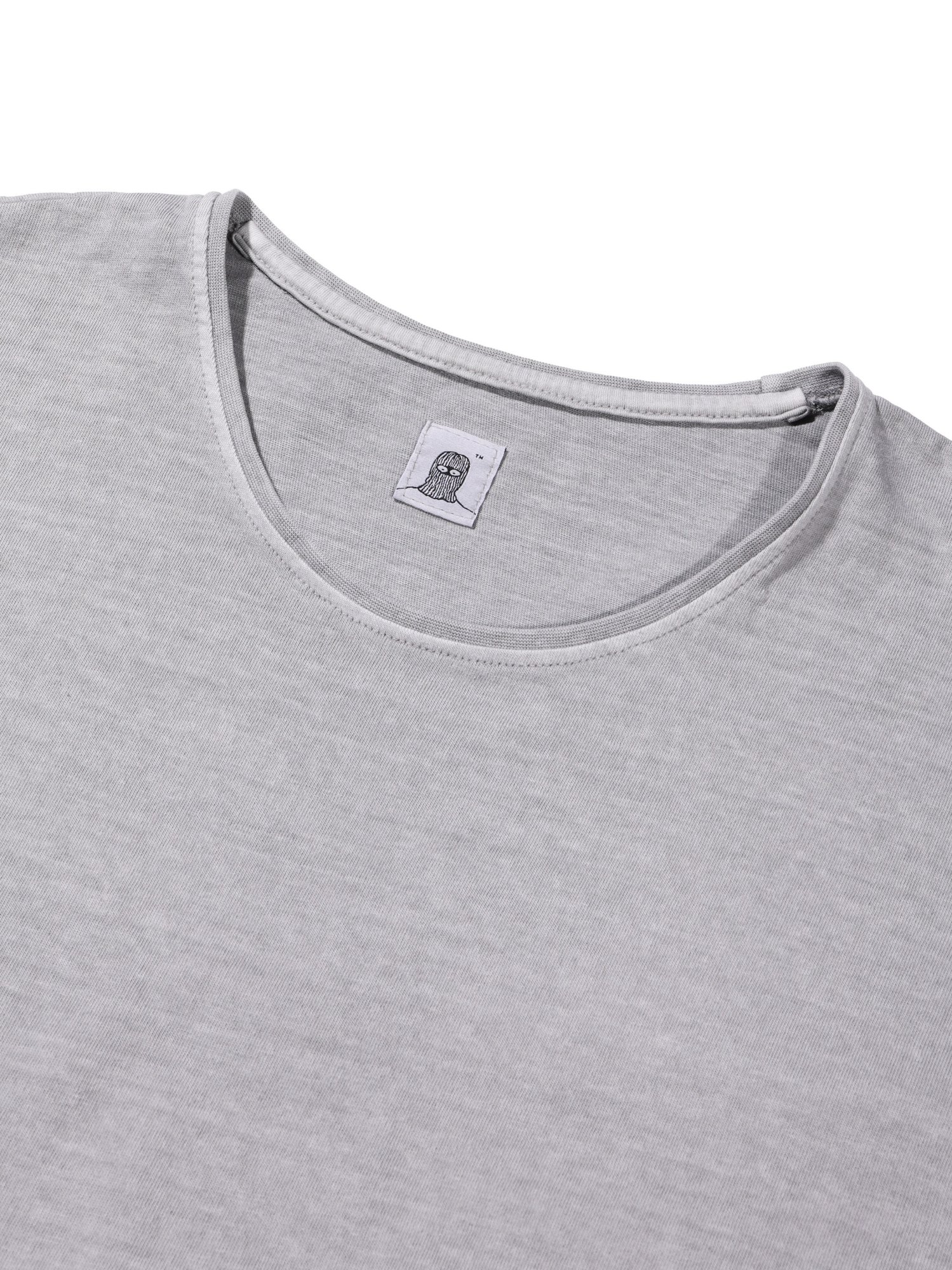 Dyed U-neck Half Sleeve (Grey)