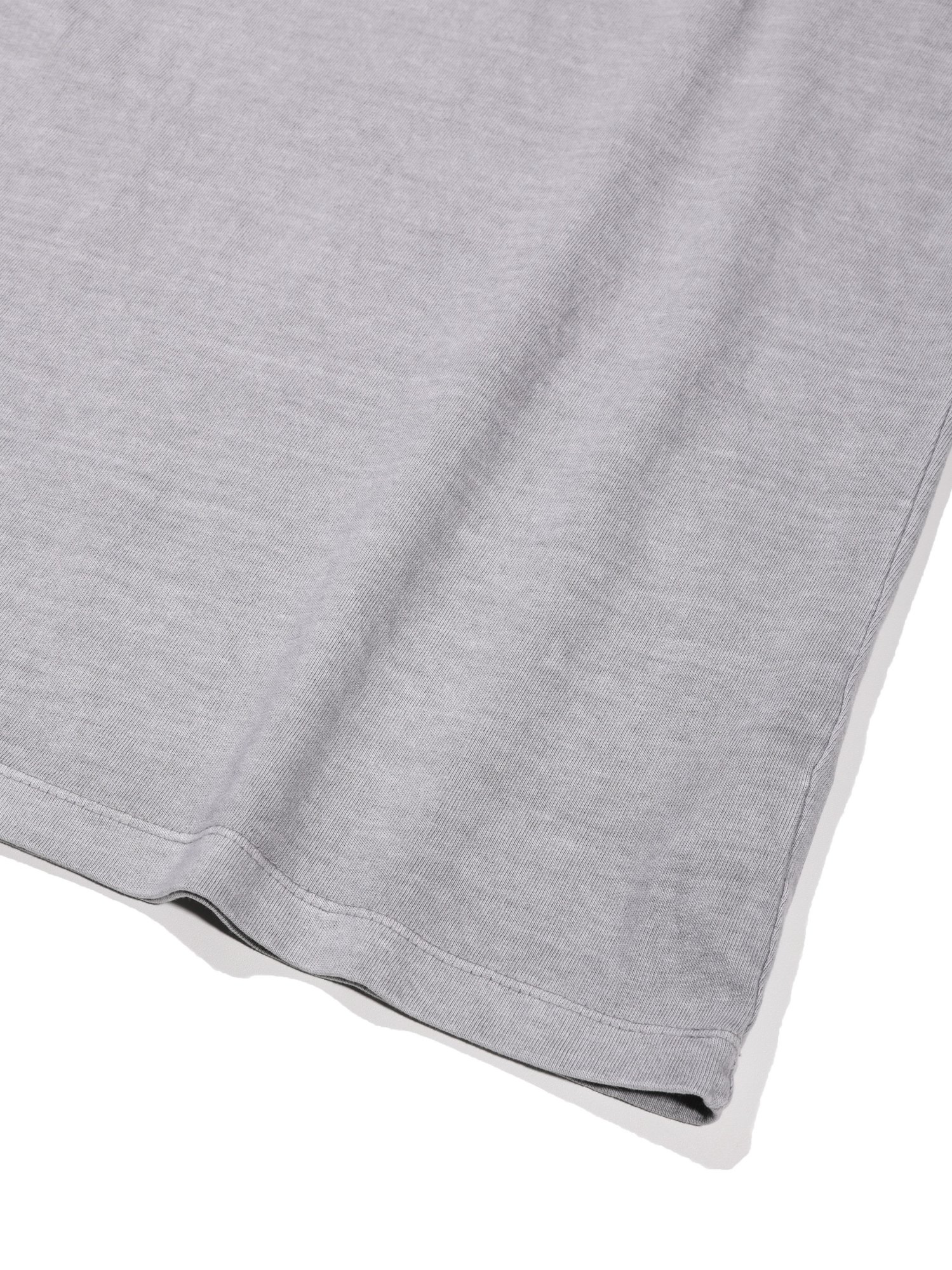 Dyed U-neck Half Sleeve (Grey)