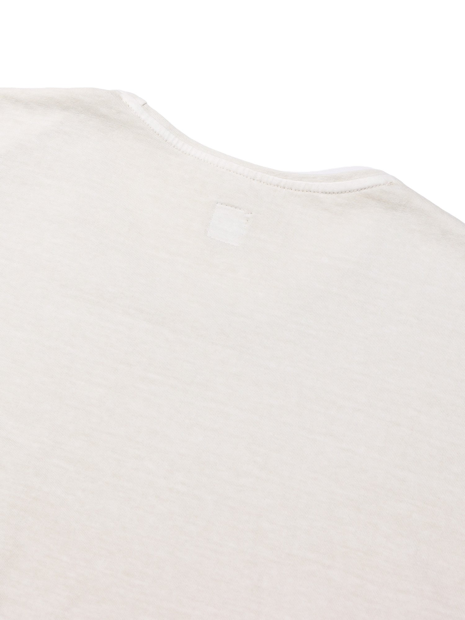 Dyed U-neck Half Sleeve (Beige)