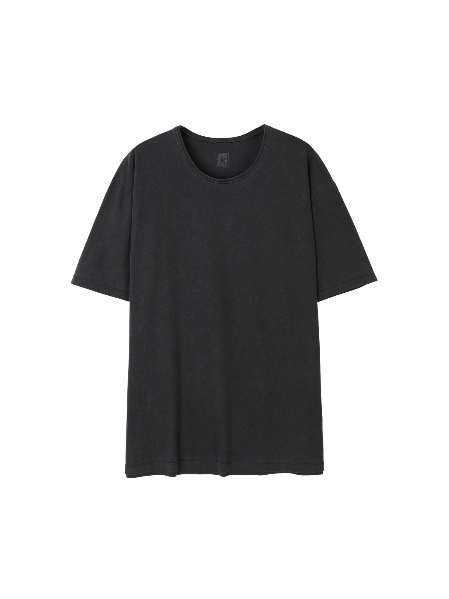 Dyed U-neck Half Sleeve (Charcoal)