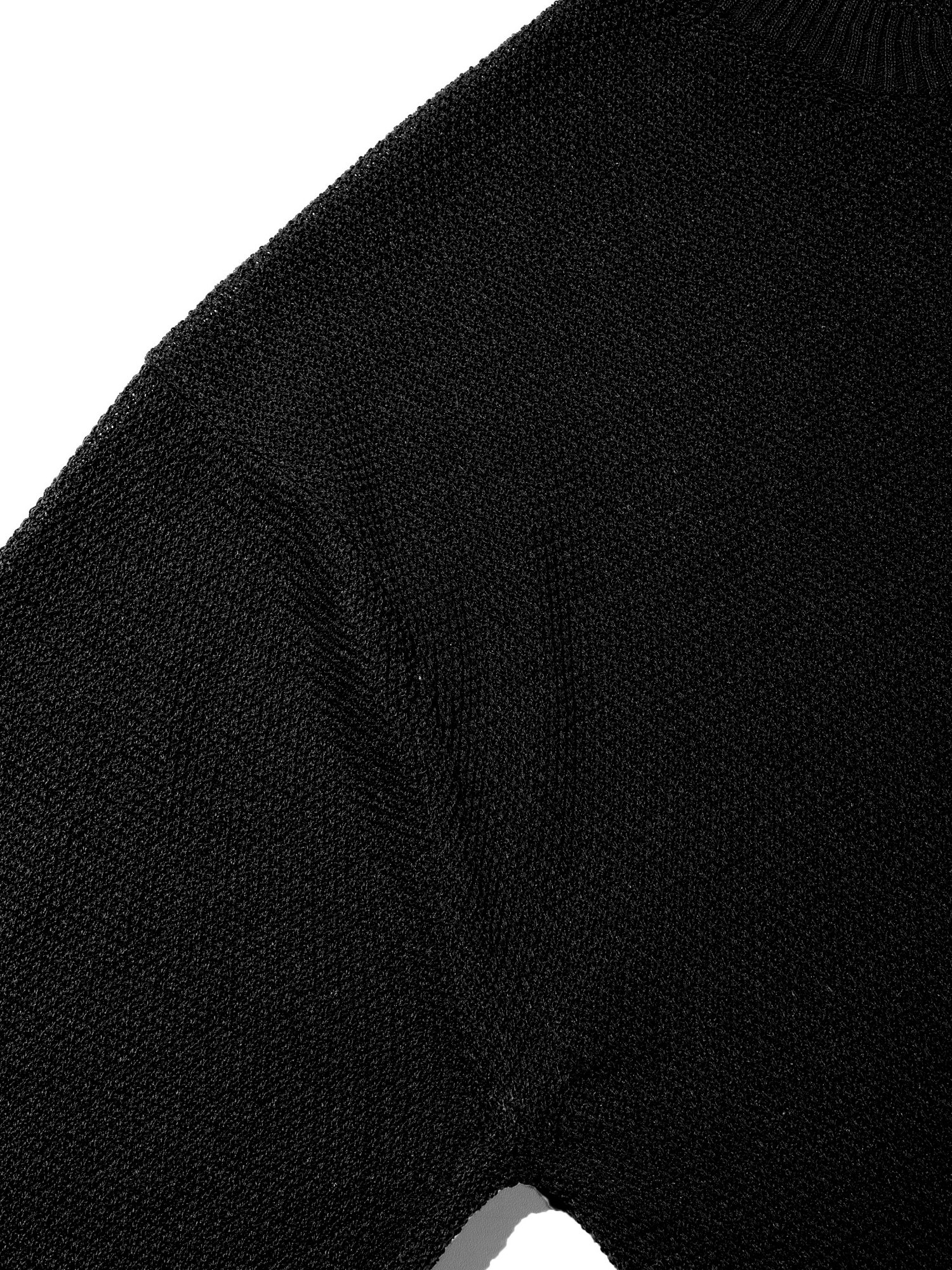 Linen Needle-work Cardigan (Black)