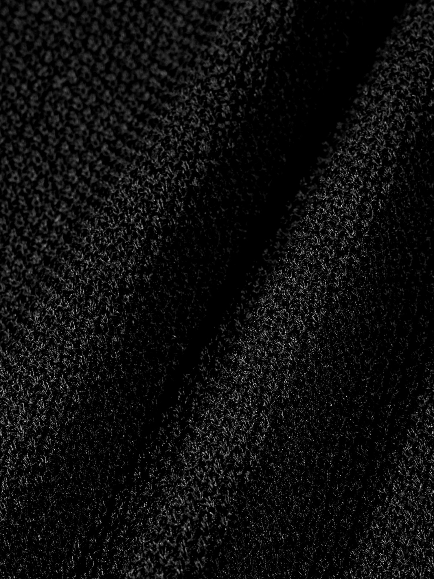 Linen Needle-work Cardigan (Black)
