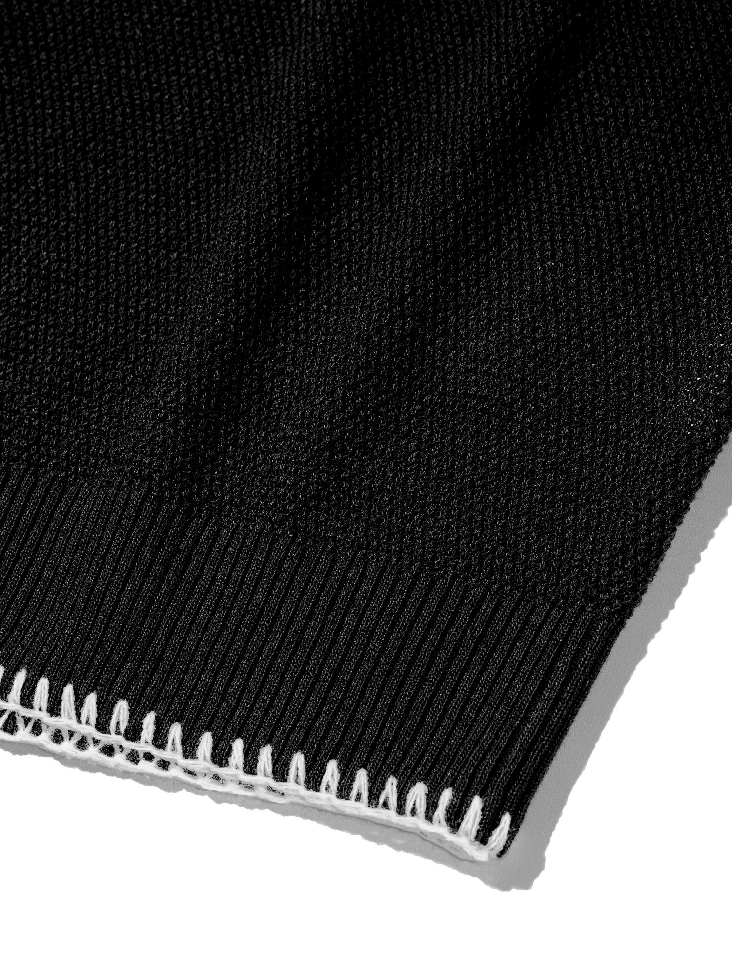 Linen Needle-work Cardigan (Black)