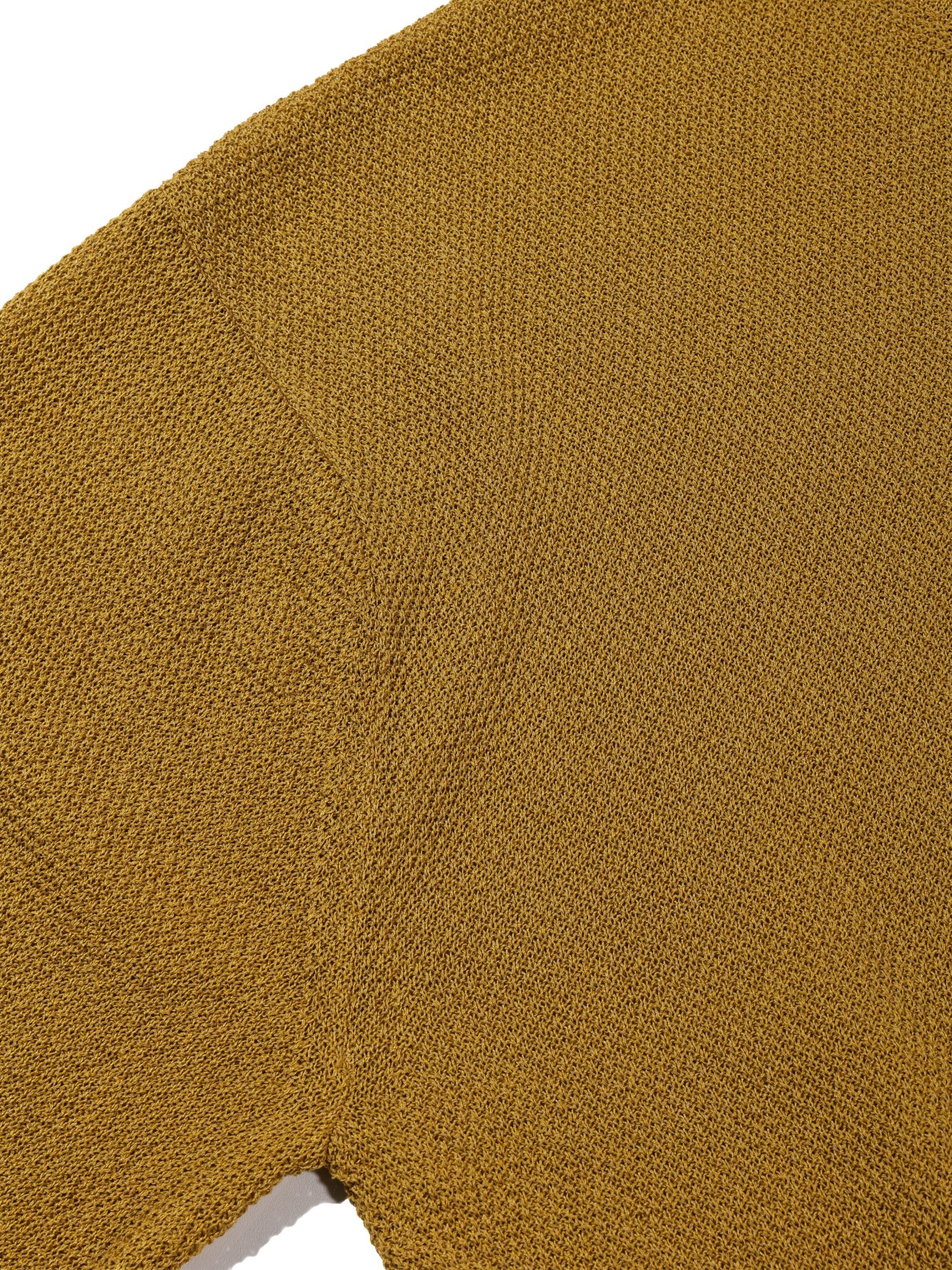 Linen Needle-work Cardigan (Yellow)
