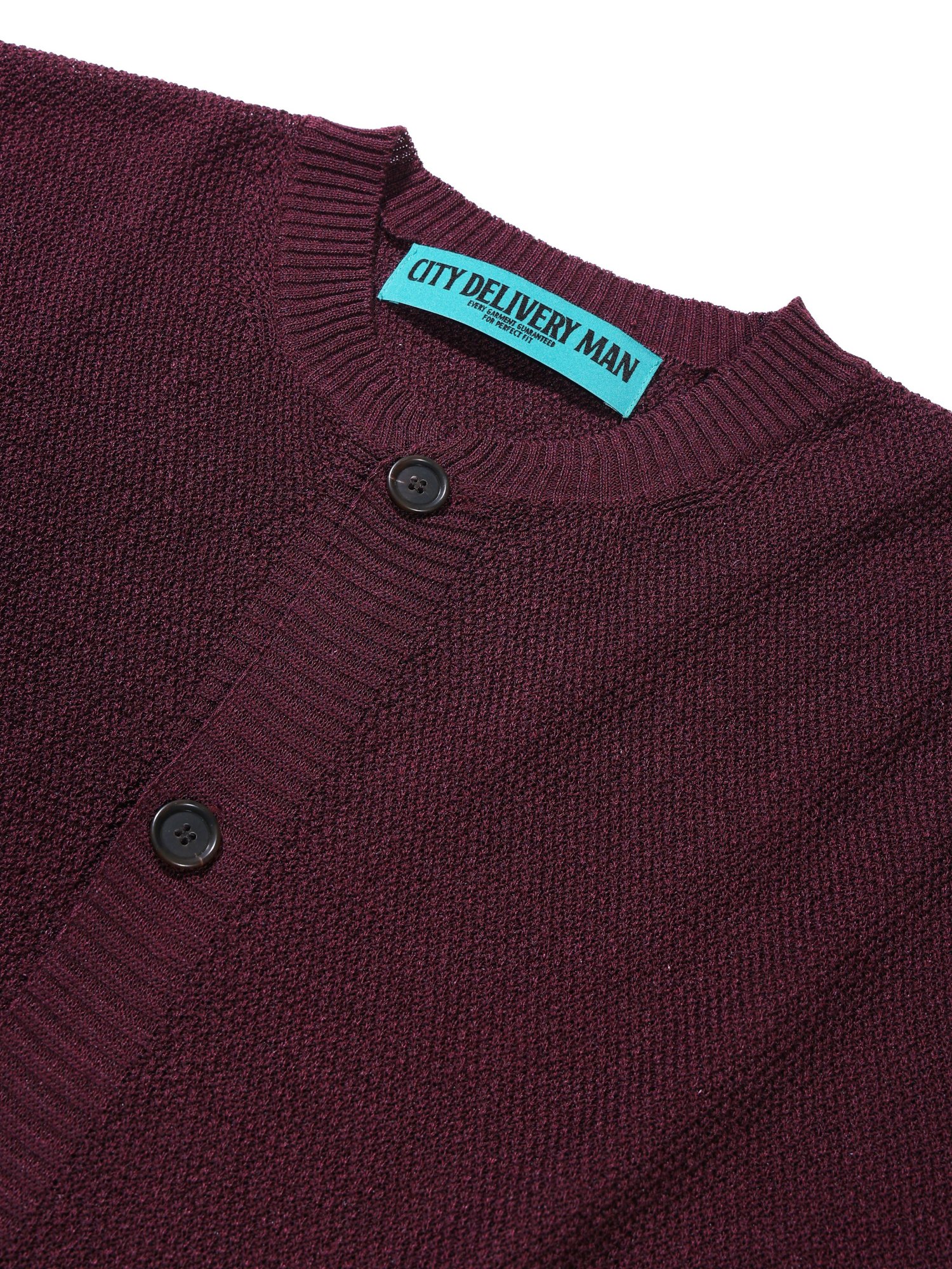 Linen Needle-work Cardigan (Purple)