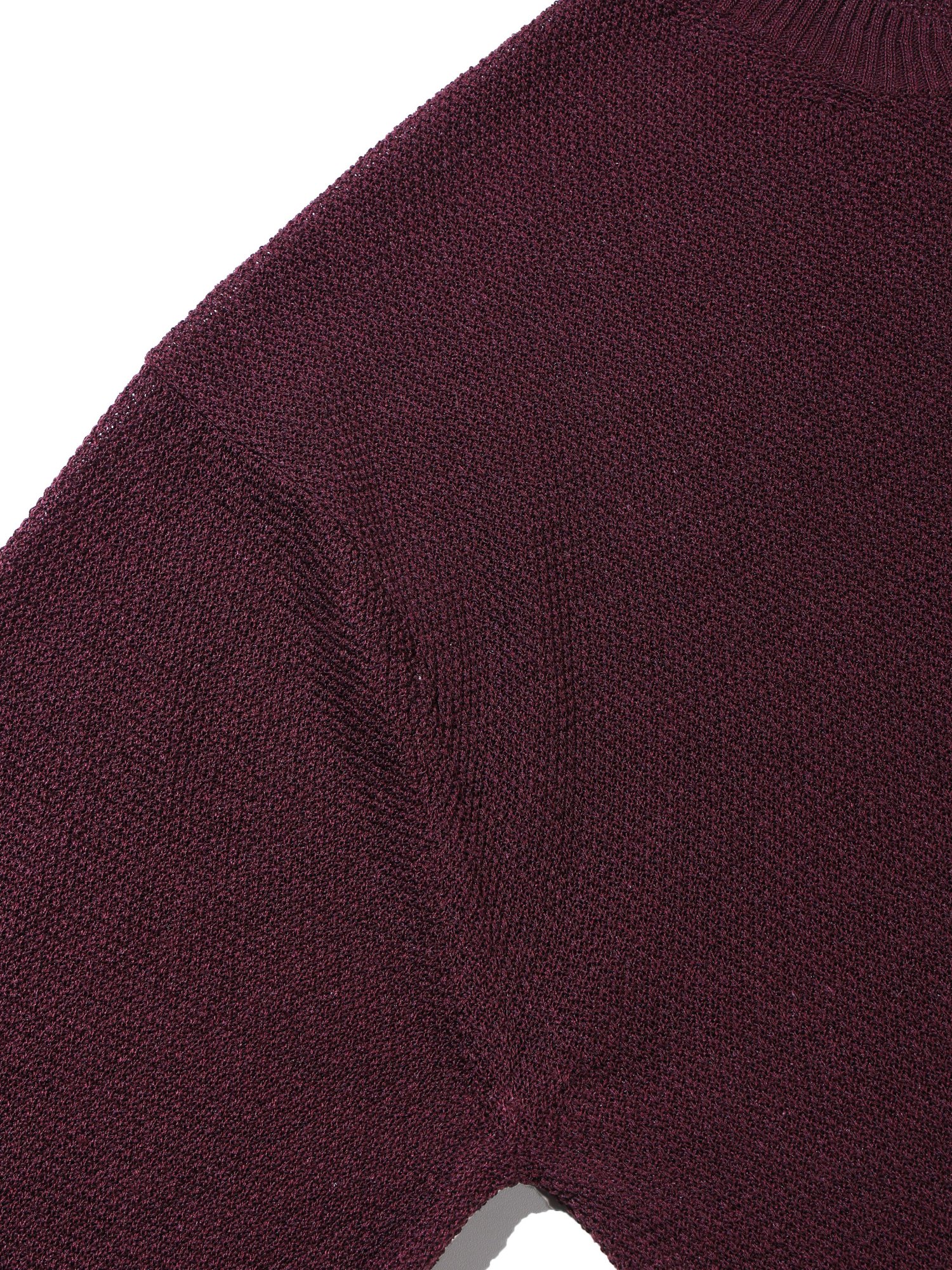 Linen Needle-work Cardigan (Purple)