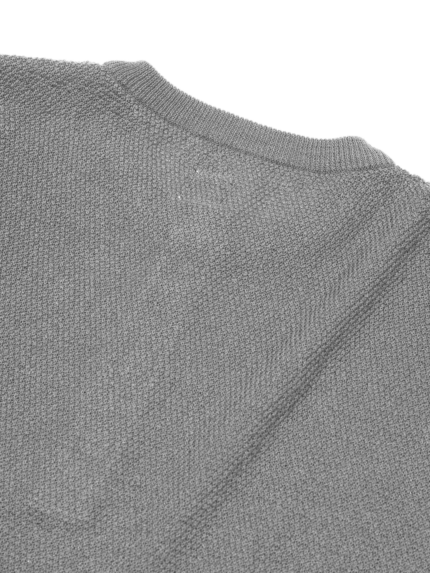 Linen Henry Knit Pull-over (Melange)